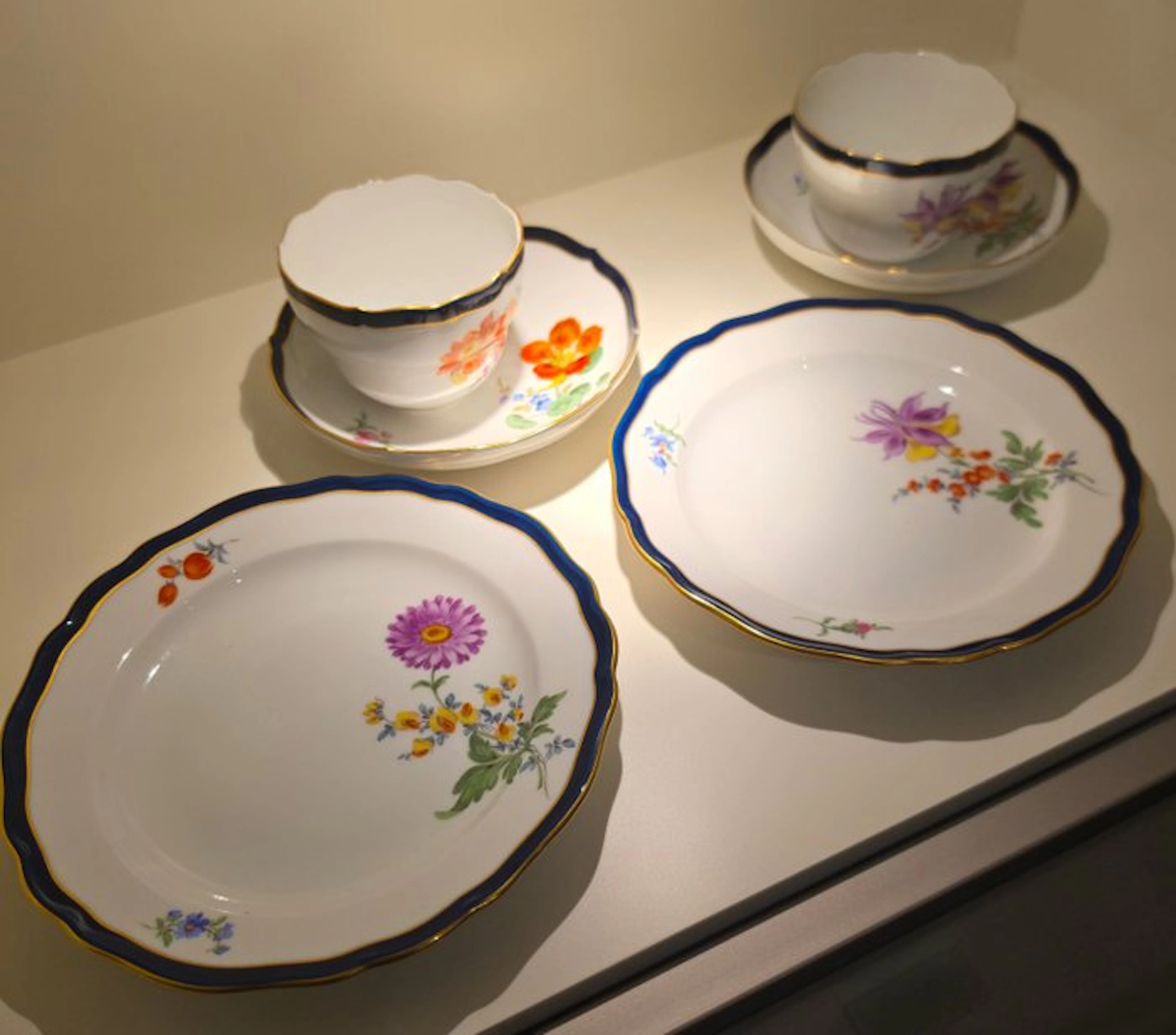 Meissen - Coffee and tea service (6) - White porcelain