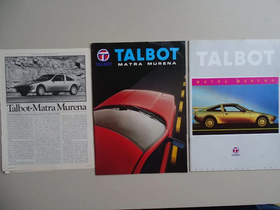 Brochure - Talbot-Matra - Murena - 1981