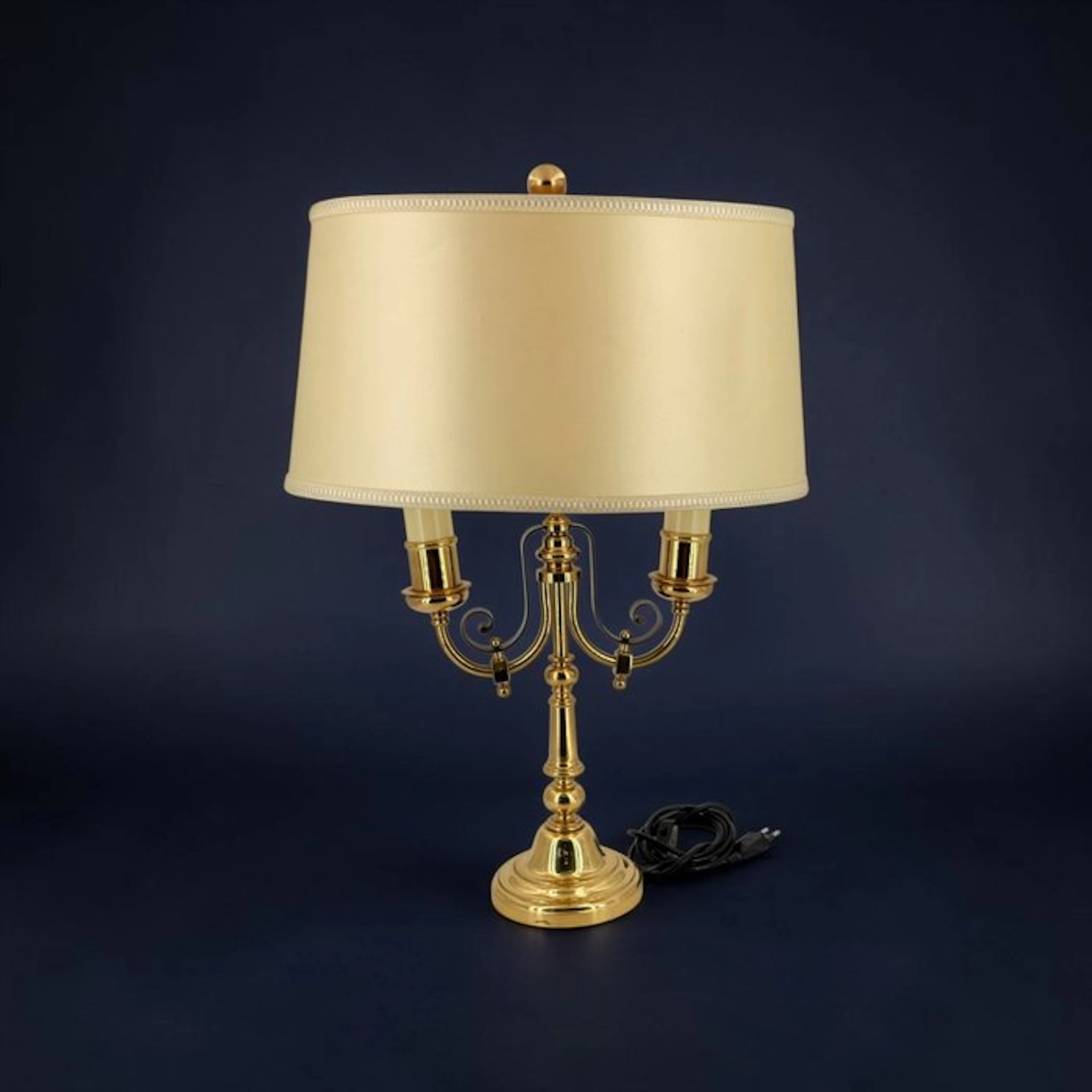 Table lamp - Dos Luces - Bronze - Hot-water bottle