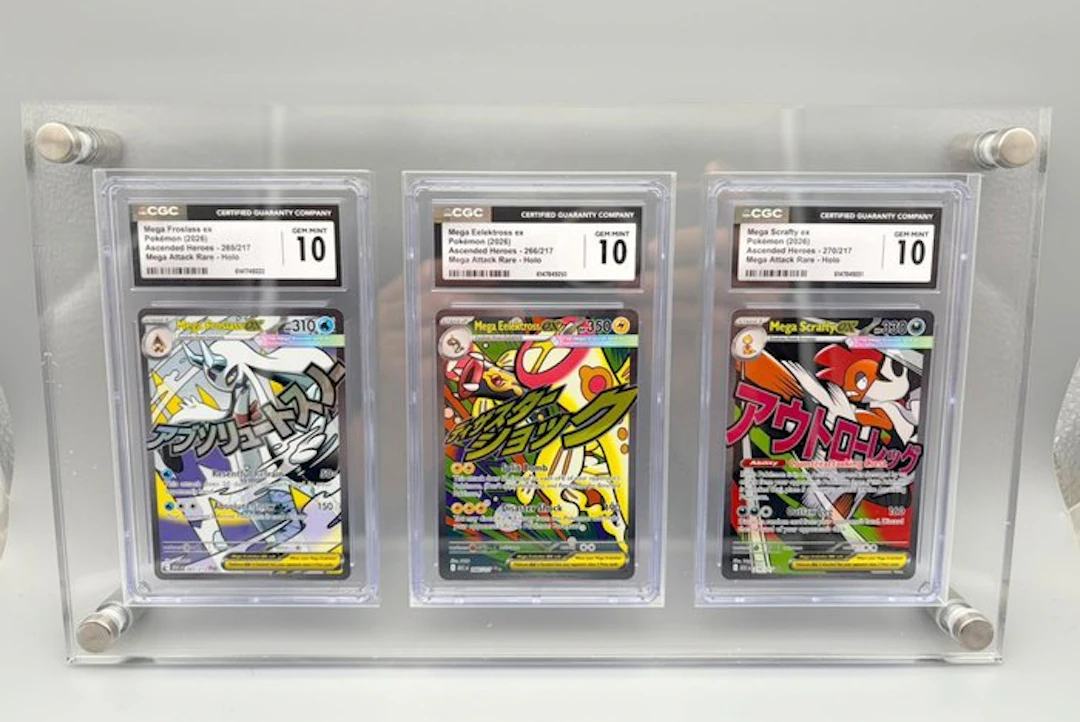 Pokémon - 3 Graded card - Ascensded Heroes - Mega Attack...