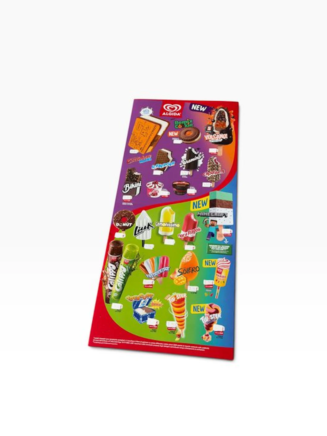 Algida - Ice Cream Panel - Advertising sign - Metal