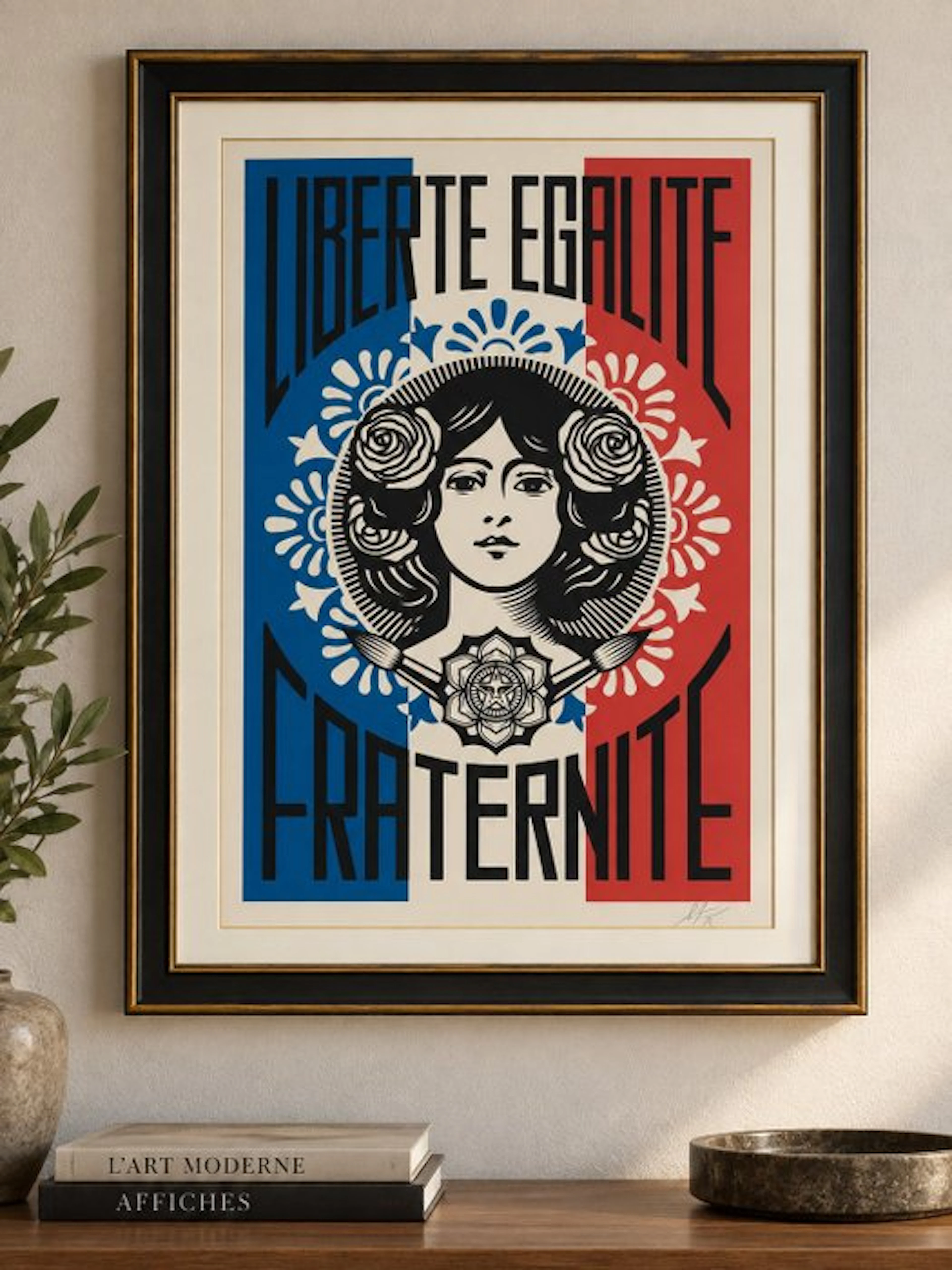 Shepard Fairey (OBEY) (1970) - Liberte Egalite Fraternite
