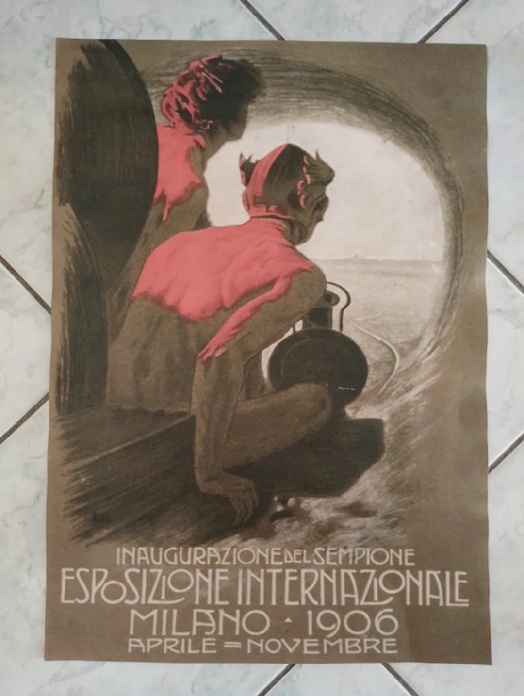 Leopoldo Metlicovitz - Inaugurazione del Sempione - 1970s