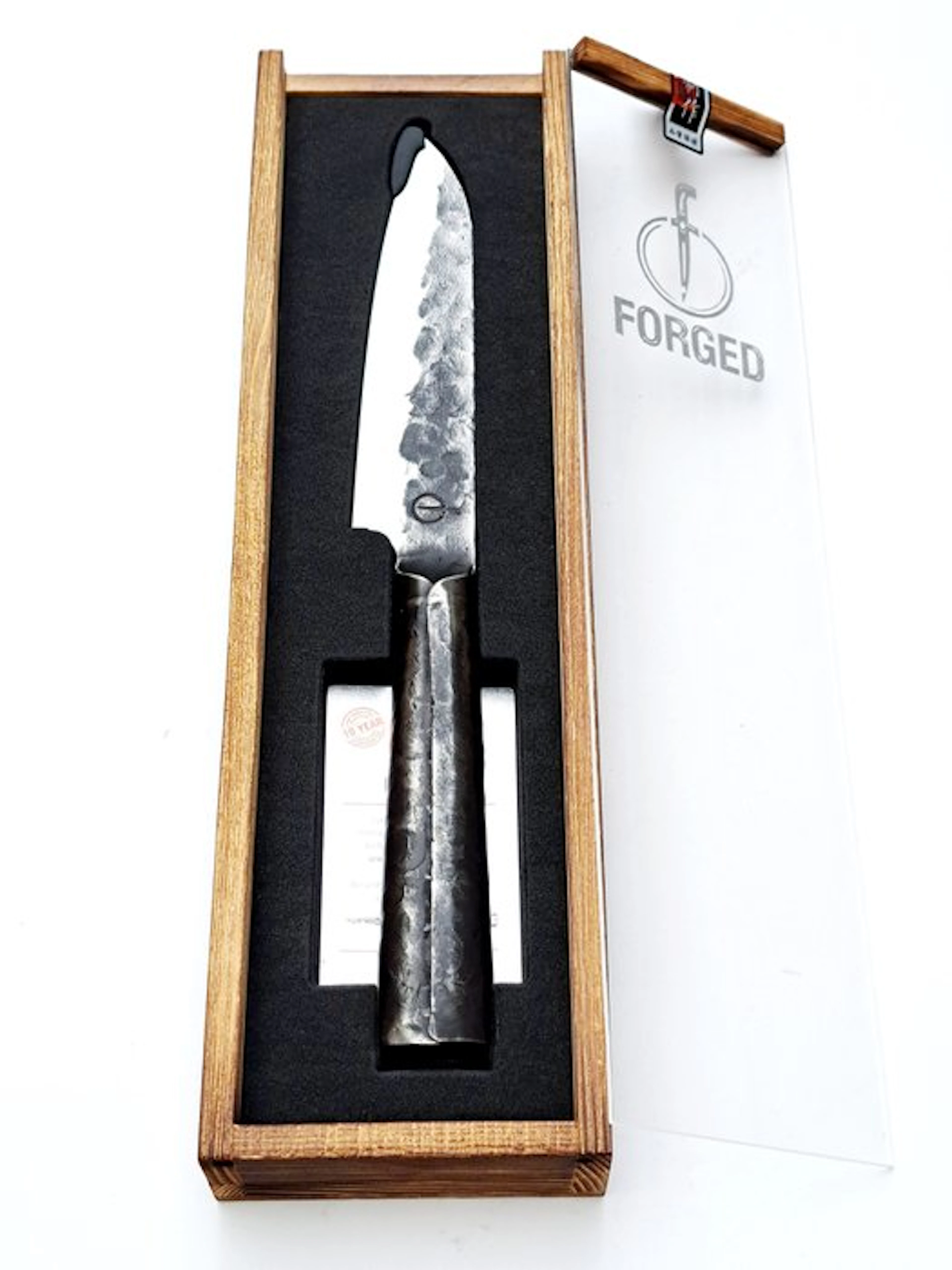 Santoku Knife - 440C Japanese Stainless Steel - Forged...