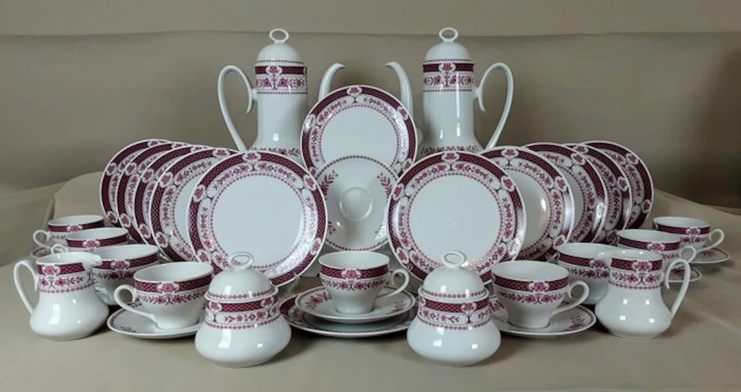 Bavaria - Schumann Arzberg - Dinner service (40) - 64 - White Porcelain