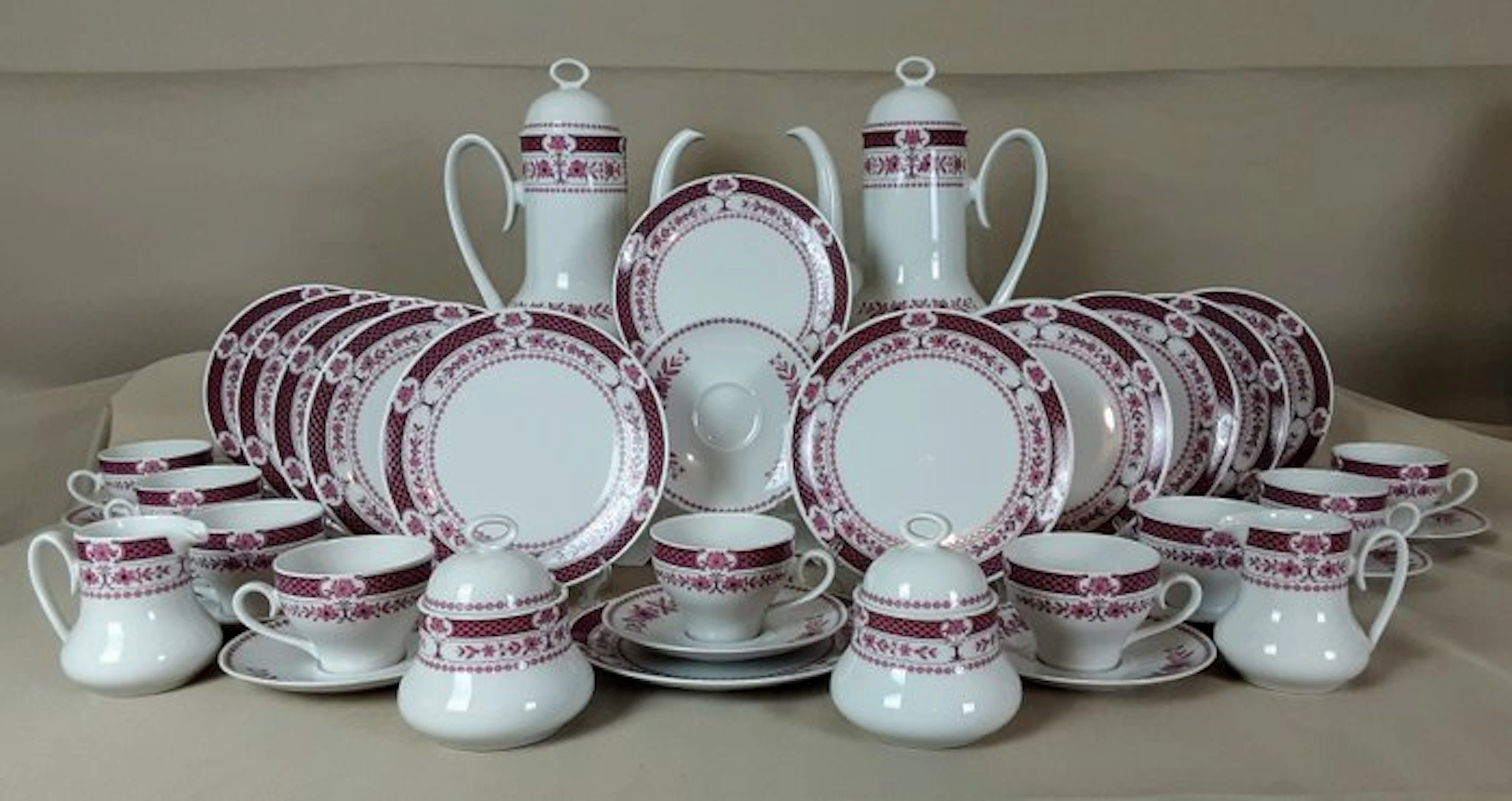 Bavaria - Schumann Arzberg - Dinner service (40) - 64 - White Porcelain