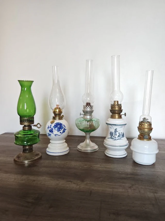Ceramiche Artistiche - Kerosene lamp (5) - Glass