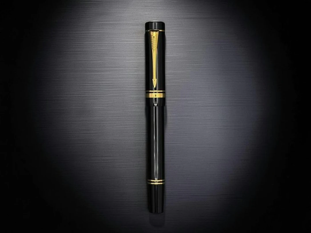 Parker - Duofold International Black GT - Fountain pen