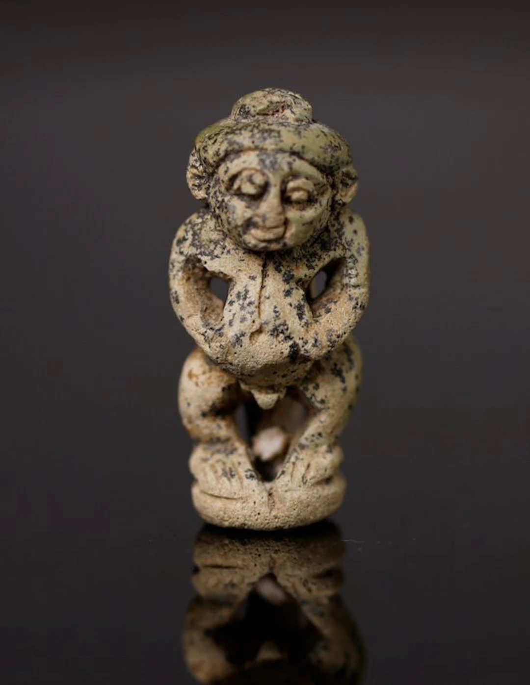 Ancient Egypt, God Pataikos amulet - 3 cm