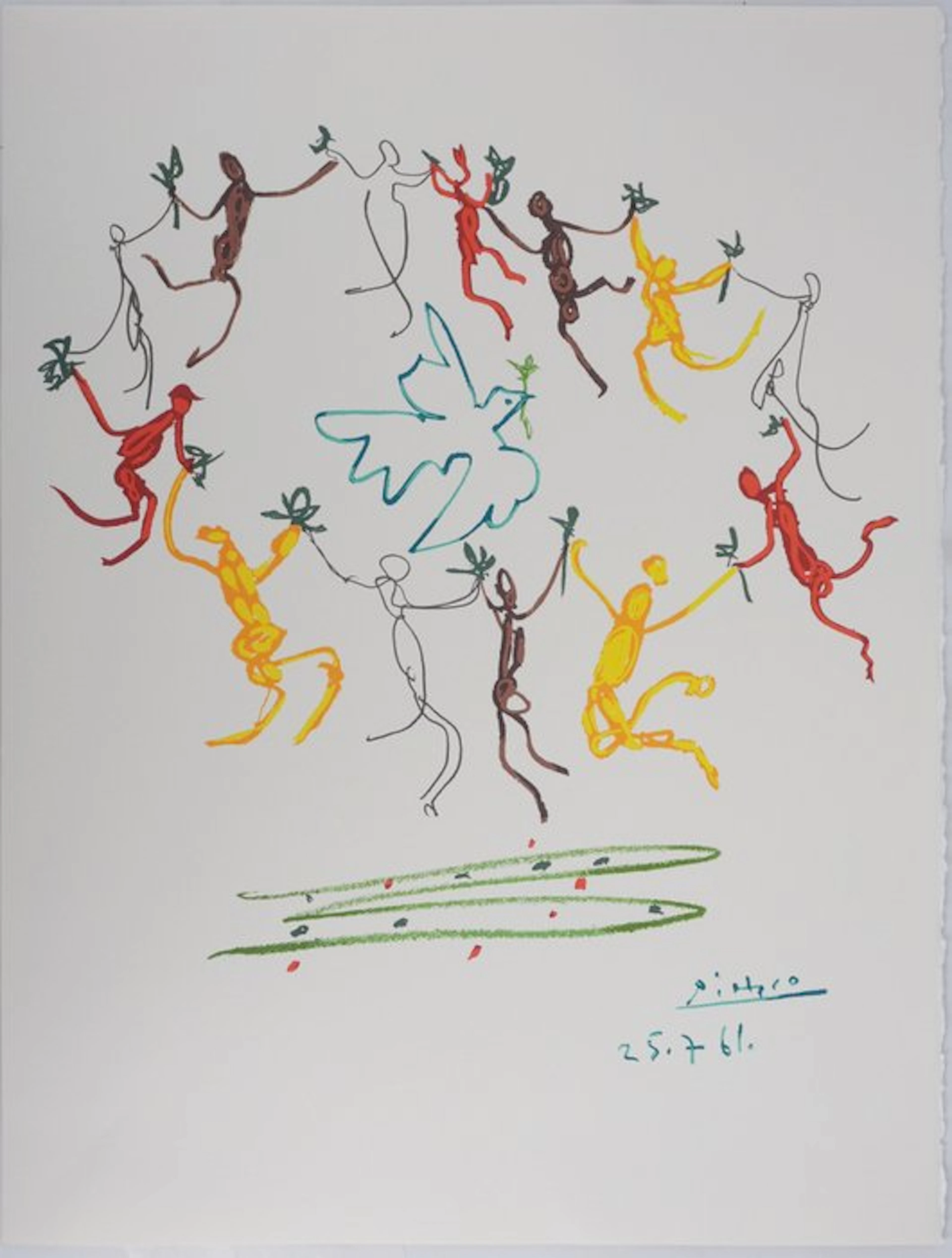 Pablo Picasso (1881-1973) - Danse de la Paix : Ronde de la jeunesse