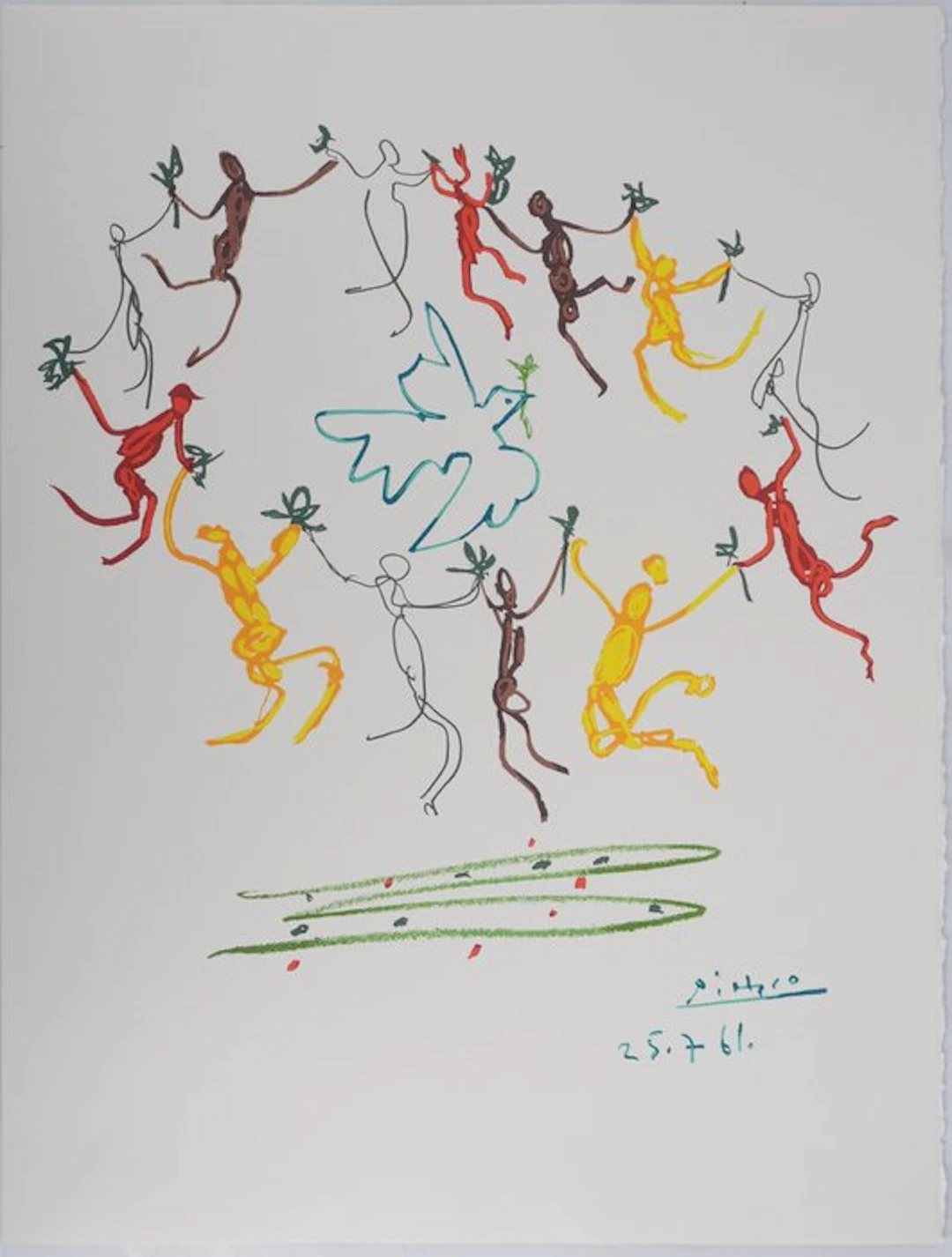 Pablo Picasso (1881-1973) - Danse de la Paix : Ronde de la jeunesse