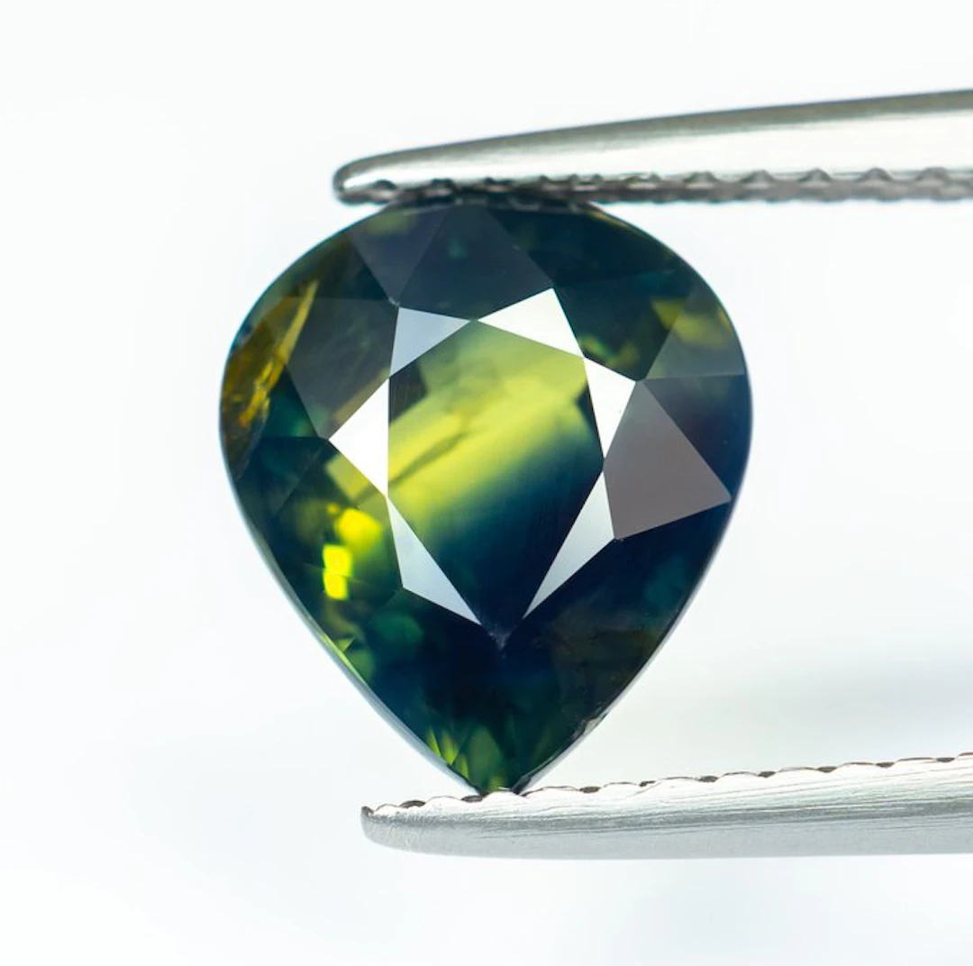 No reserve price Sapphire - 3.06 ct - Bellerophon Gemlab - Multicolor