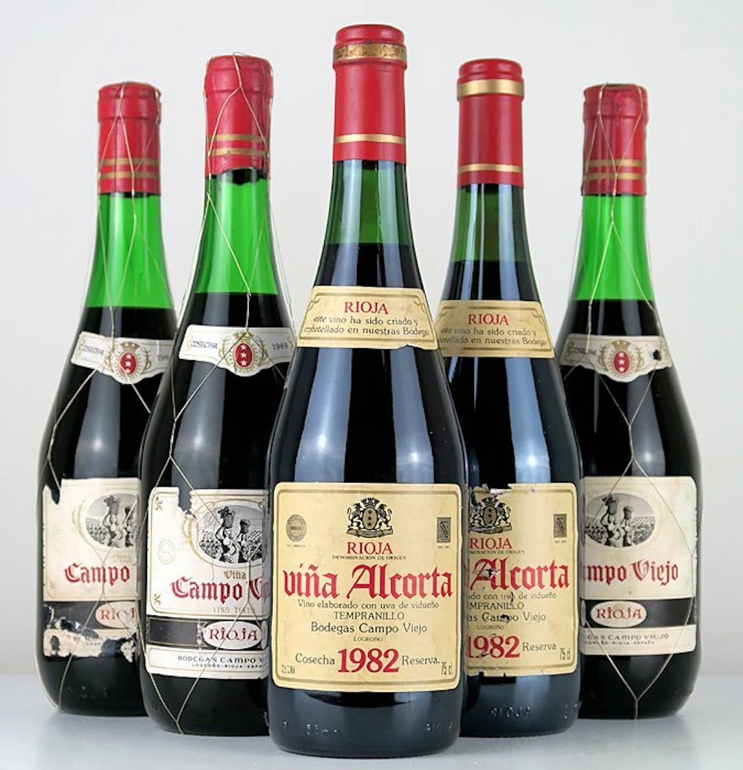 1969 Bodegas Campo Viejo x3 & 1982 Viña Alcorta x2...