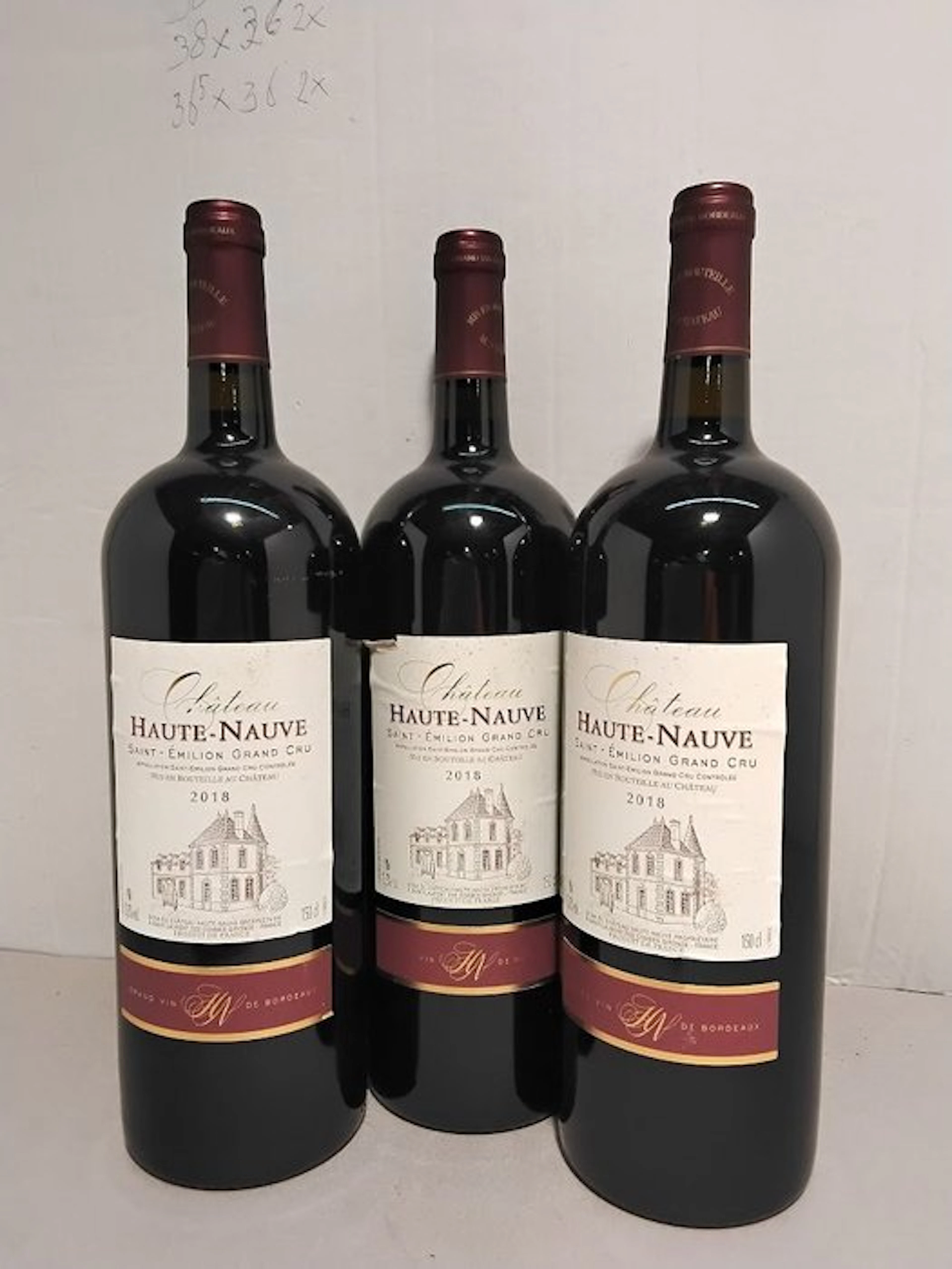 2018 Château Haute-Nauve - Saint-Émilion Grand Cru - 3 Magnums (1.5L)