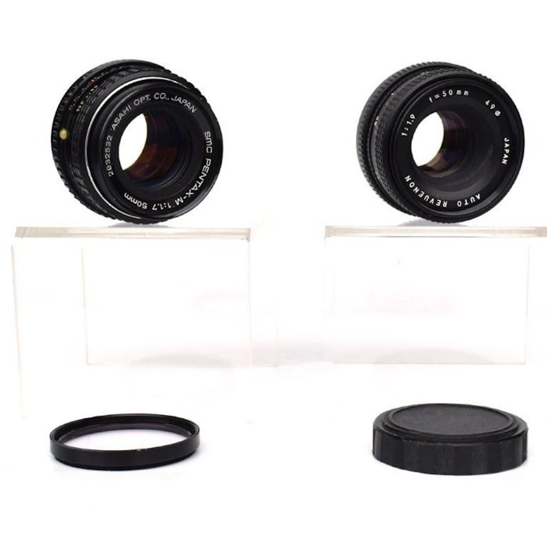 Pentax SMC-M 1,7/50mm + Auto Revuenon 1,9/50mm | Analogue camera