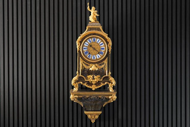 Louis XIV - Console Cartel Pendulum Clock - Paliard