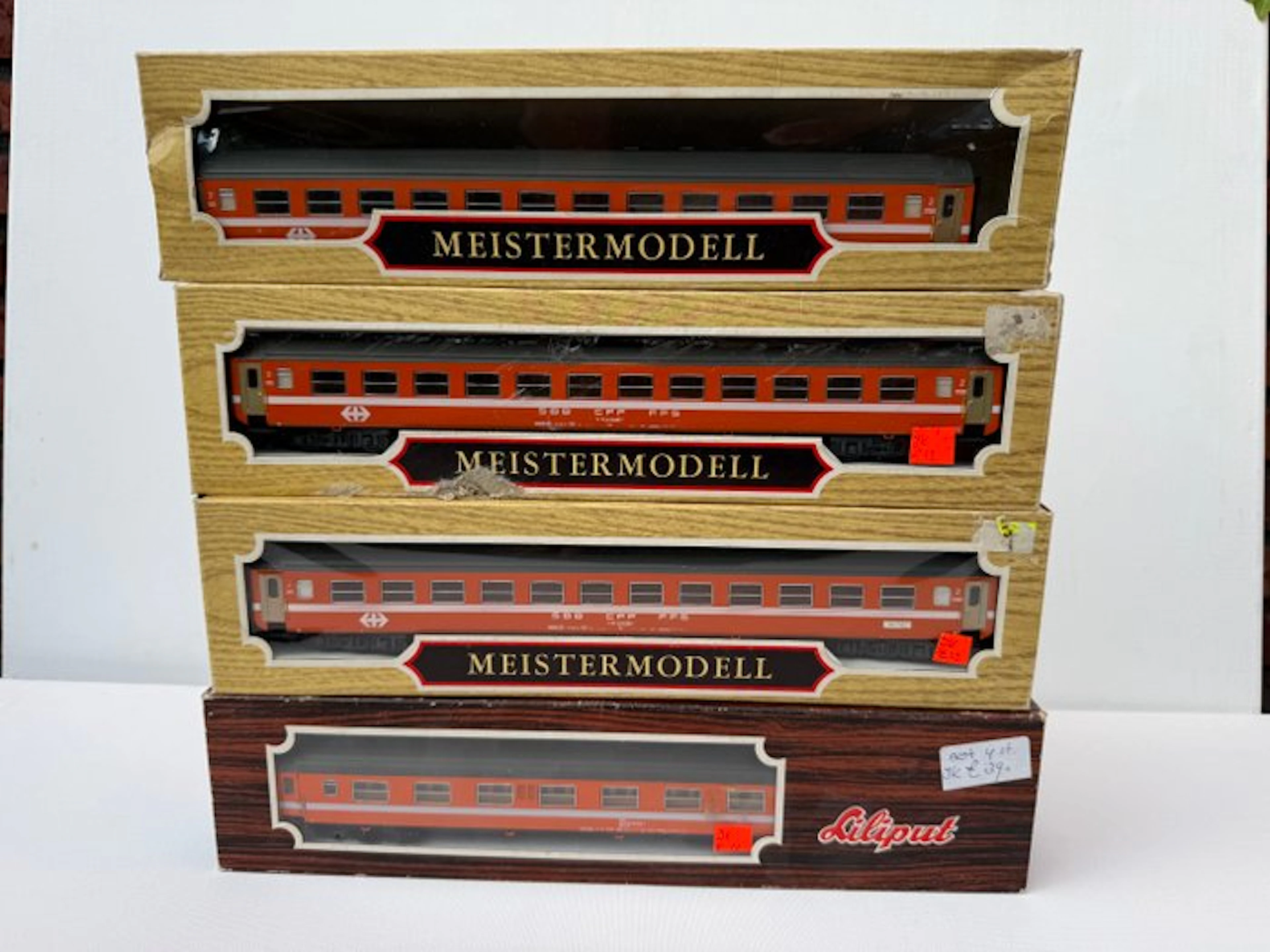 Liliput, Meistermodell H0 - Model train wagon (4) - Set...