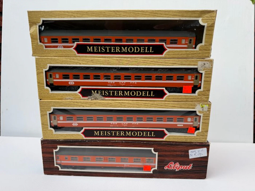 Liliput, Meistermodell H0 - Model train wagon (4) - Set...