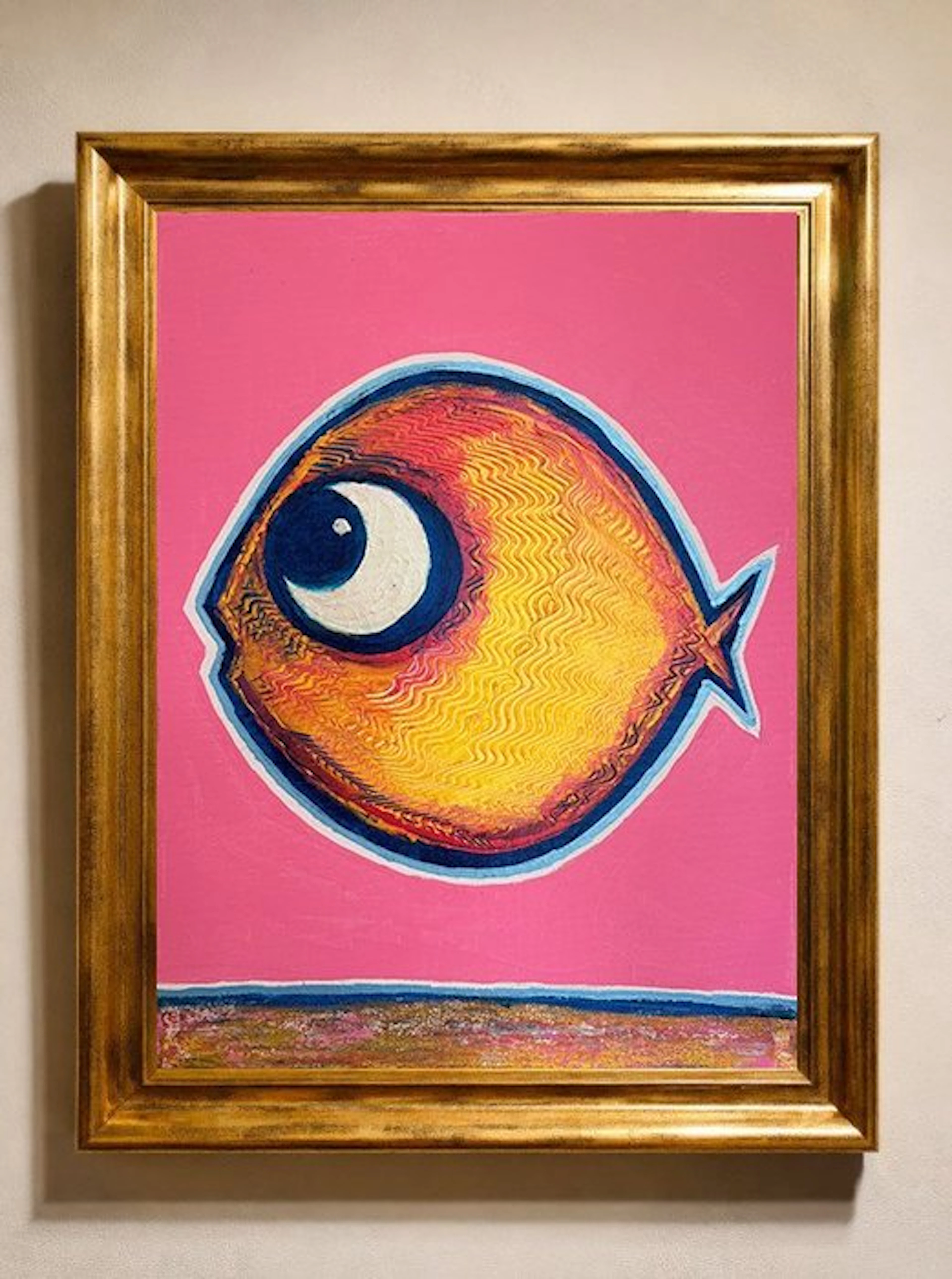 Denis Kuvayev (1971) - Goldfish on golden bottom - No Reserve