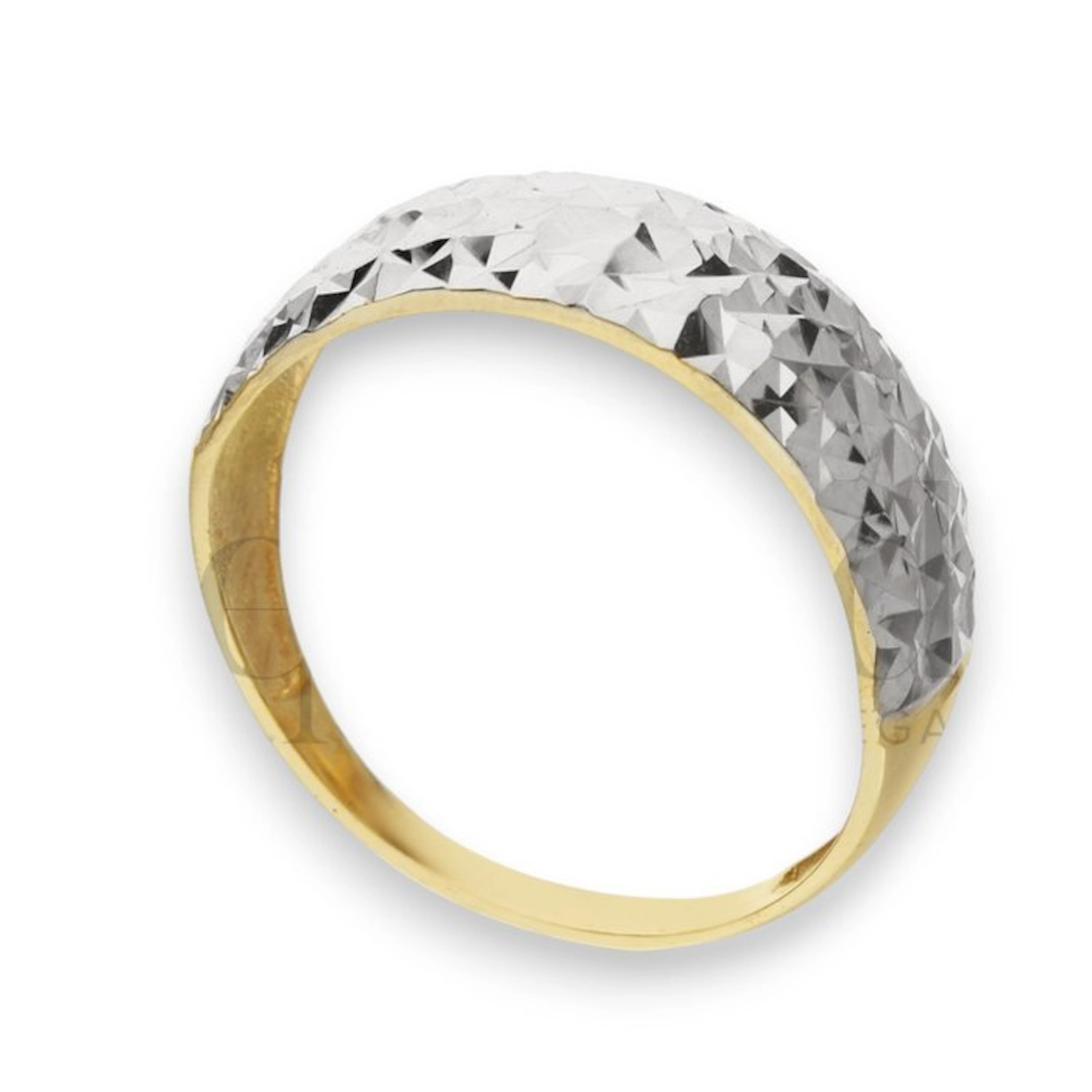 Ring - 18 kt. Yellow gold, White gold - Ring 18k 2.5 g Unisex