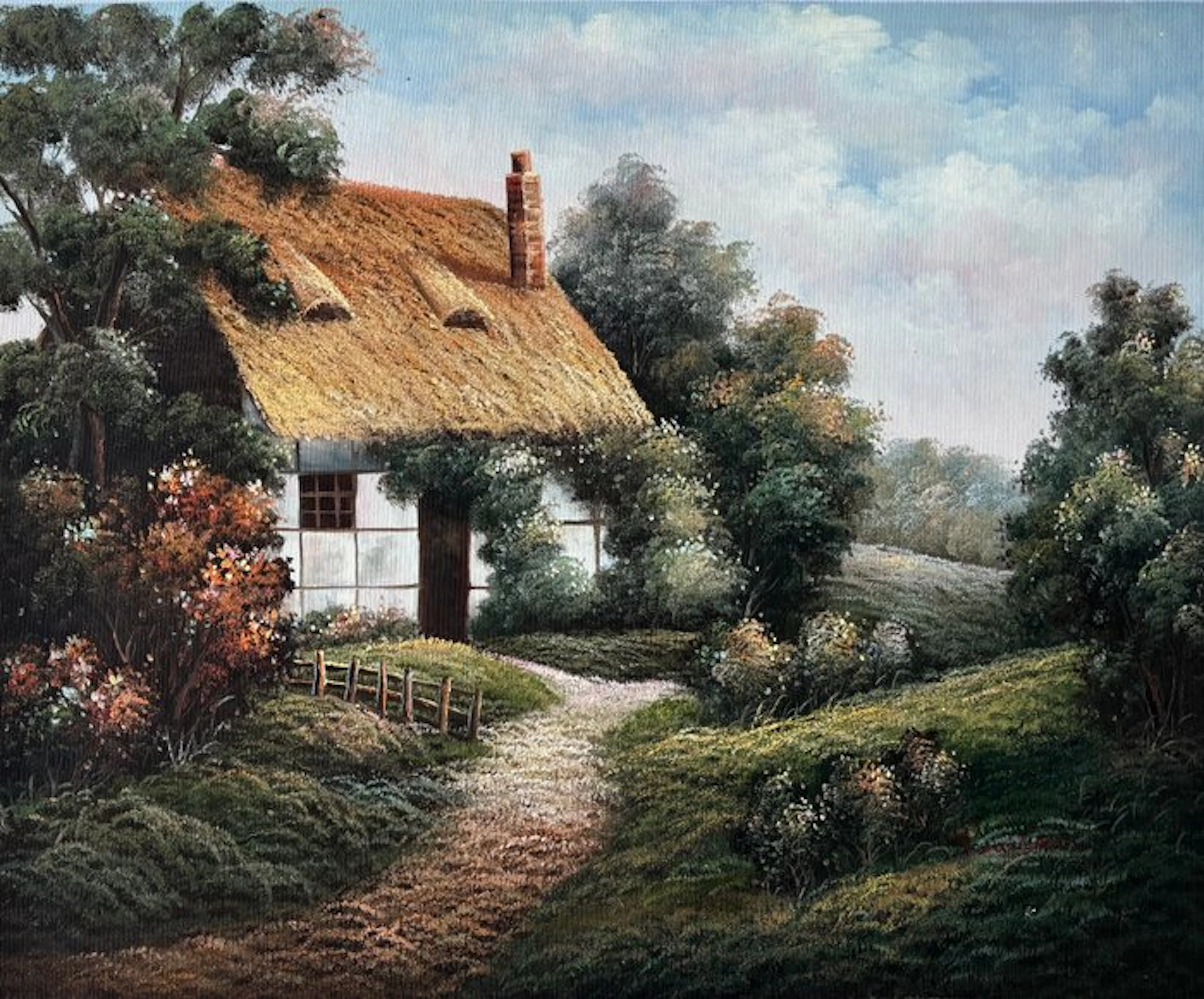 P. Wilson (XX) - Paisaje en el Campo Inglés