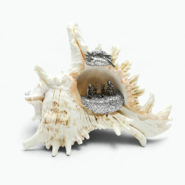 Nativity scene - Shell - Italian craftsmanship
