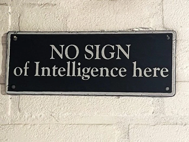 Decorative ornament - Europe - NO SIGN of Intelligence