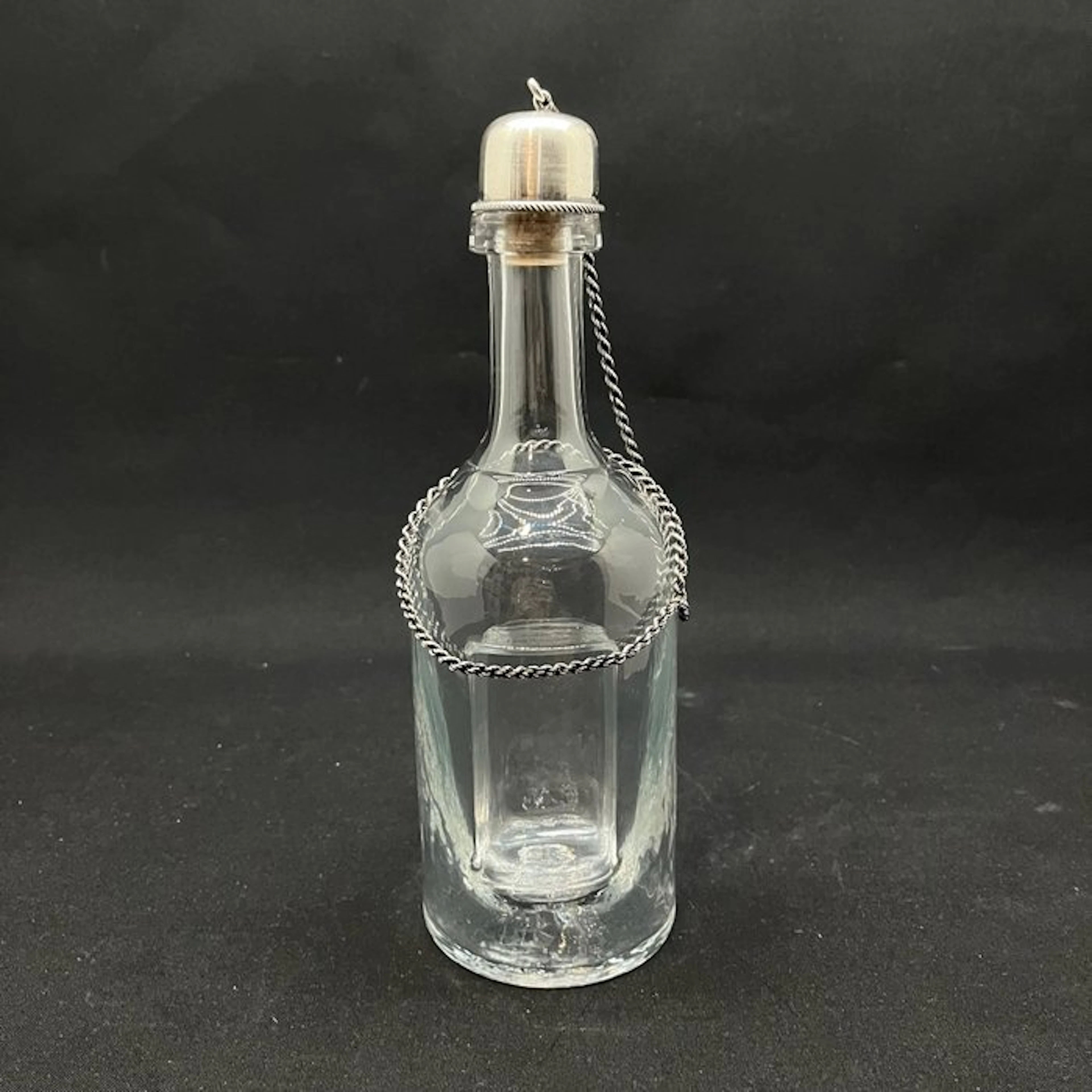 Bottle - Glass, Sterling silver (925)