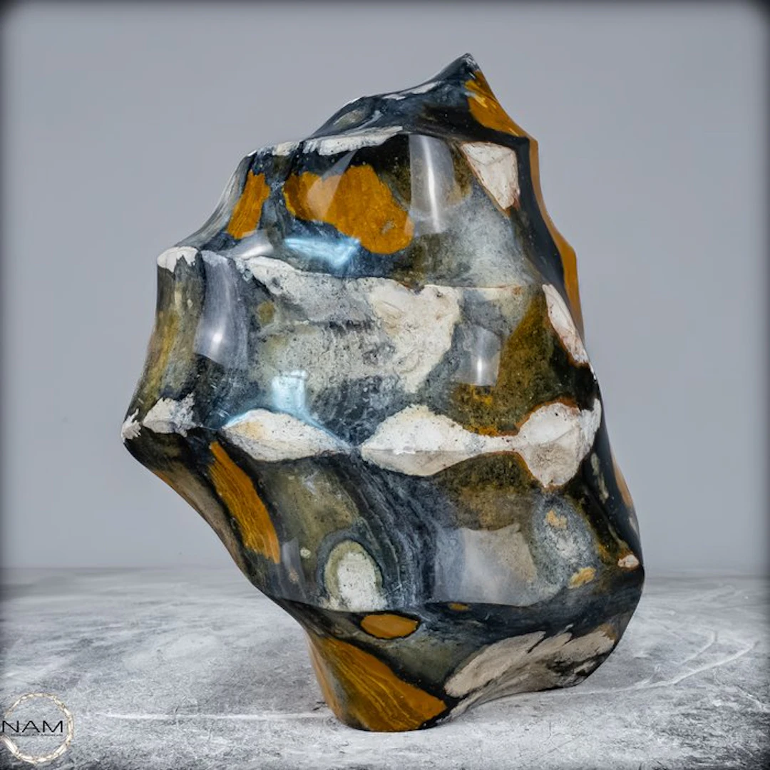 New Find! Rare Natural Jasper - Chalcedony Flame- 3871.77 g