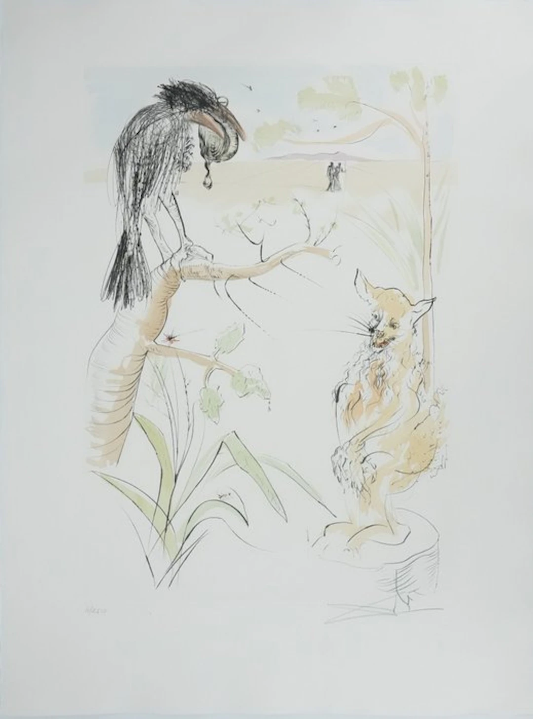 Salvador Dali (1904-1989) - Le Bestiaire de La Fontaine...