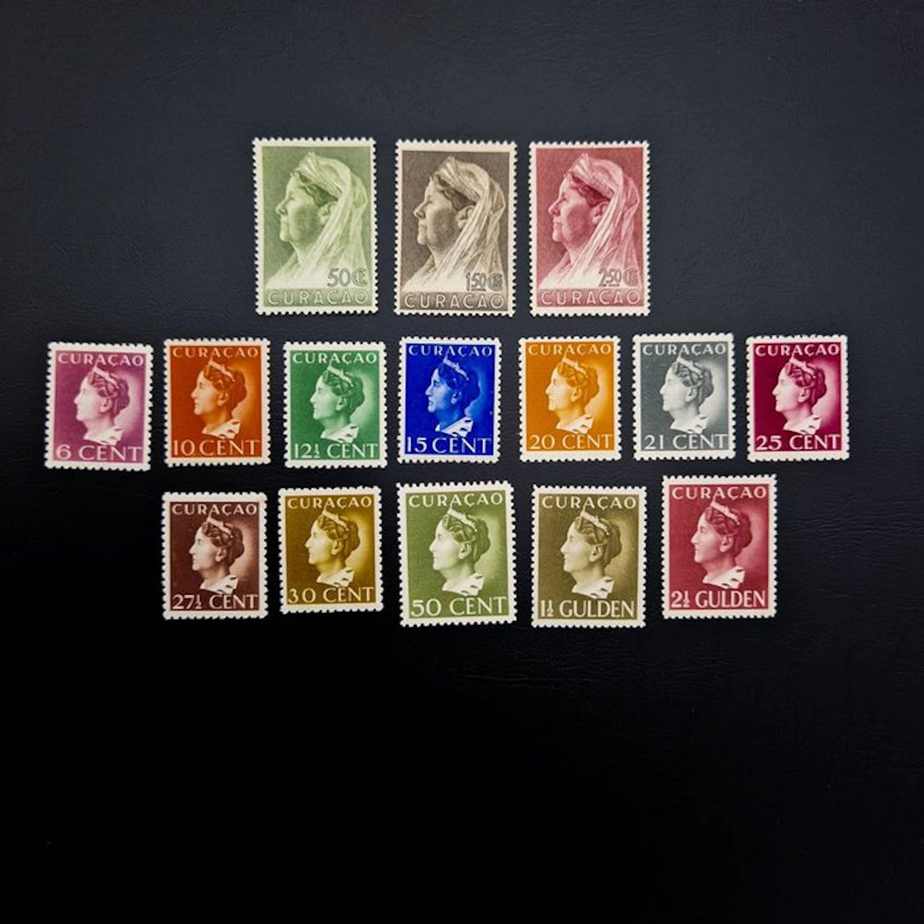 Curaçao 1936/1942 - Queen Wilhelmina Collection including...