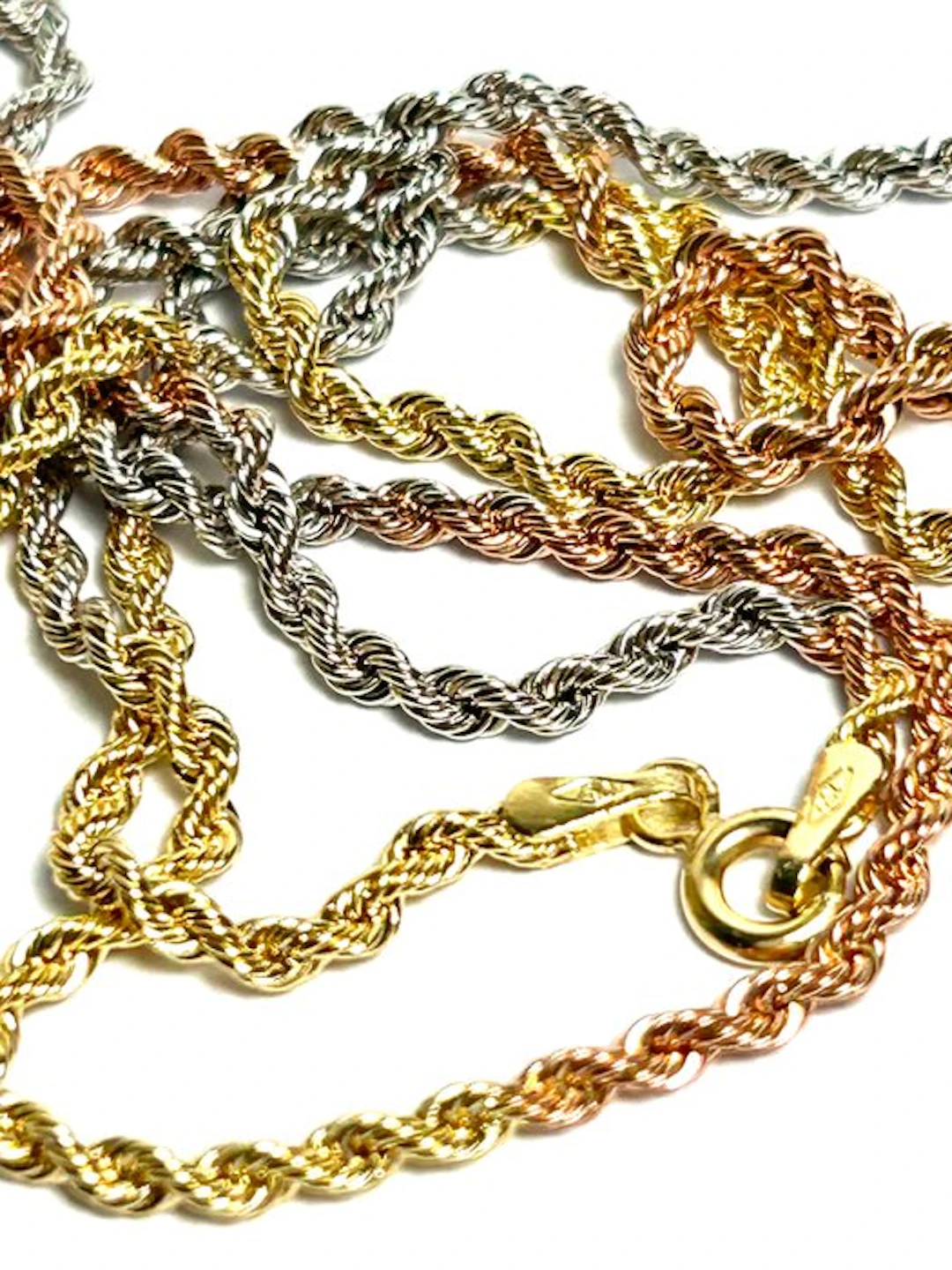 Necklace - 18 kt. Yellow gold, White gold, Rose gold