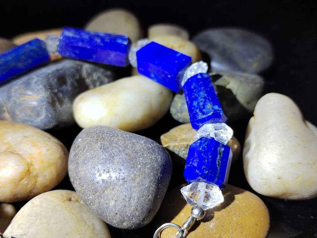 Lapis lazuli bracelet - high quality - 125.50 cts- 25.1 g