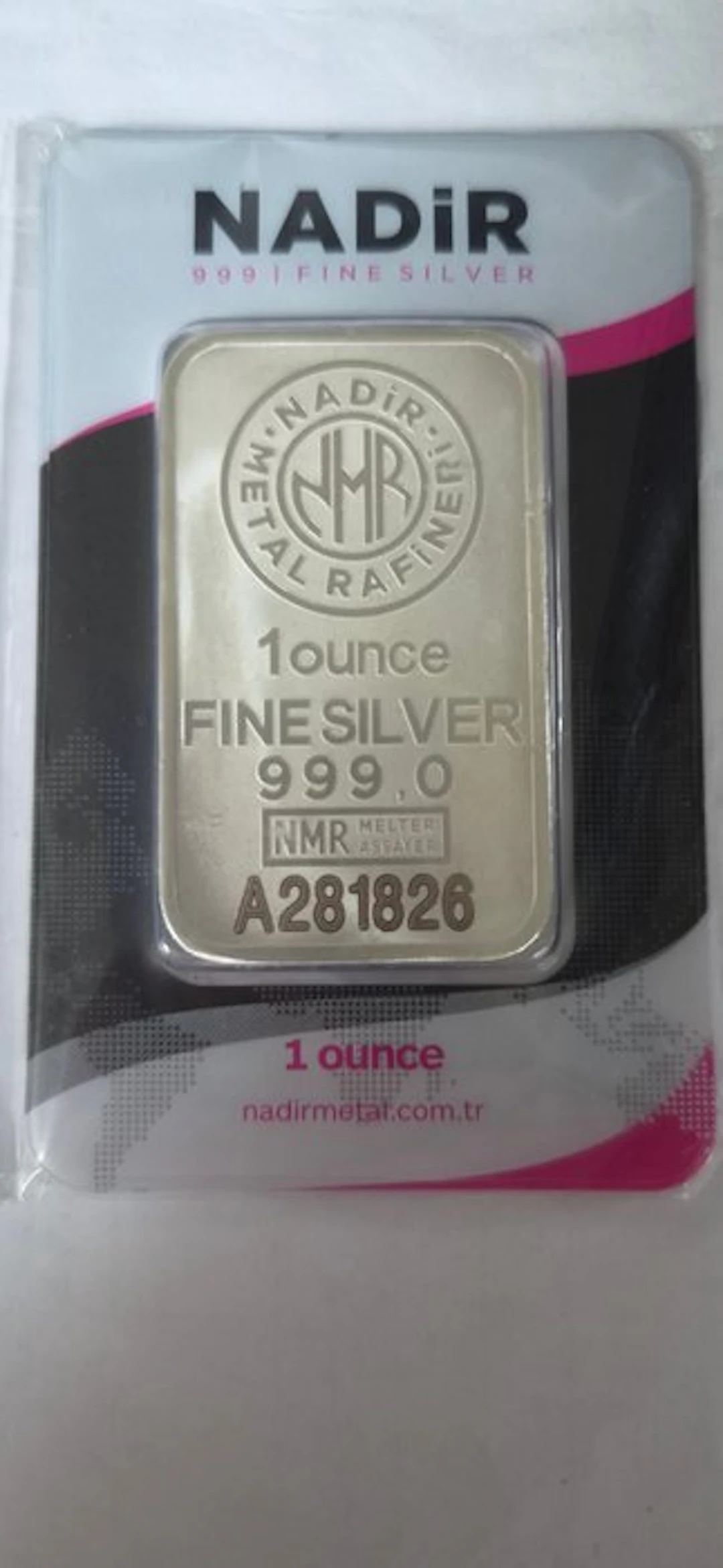 1 Troy Ounce - Silver .999 - Nadir Metal Rafineri