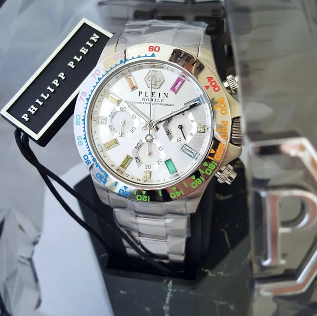 Philipp Plein - Cry$tal Edition - $kull - Chronograph - New - Unisex - 2026