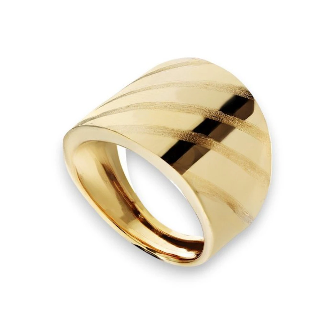 Ring - 18 kt. Yellow gold - Ring 18k 5.6 g