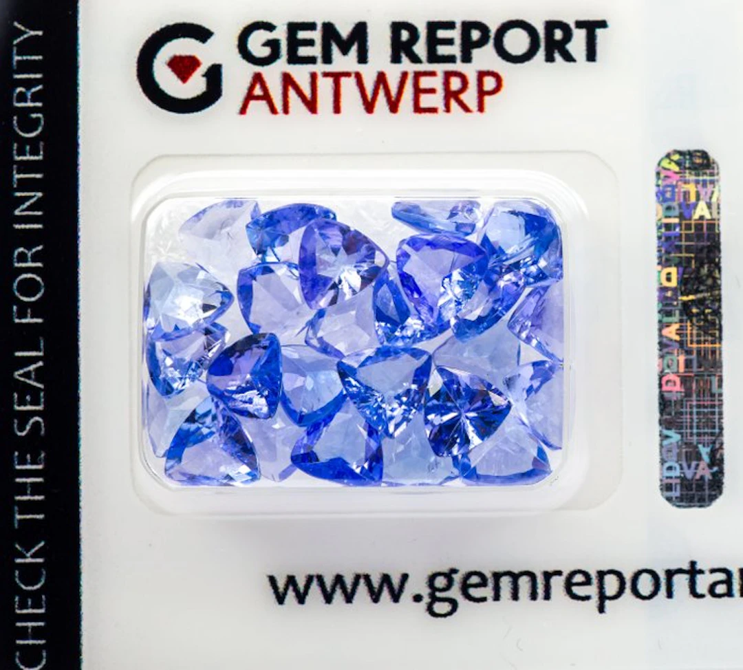 No reserve price - 26 pcs Tanzanite - 9.77 ct - Gem...