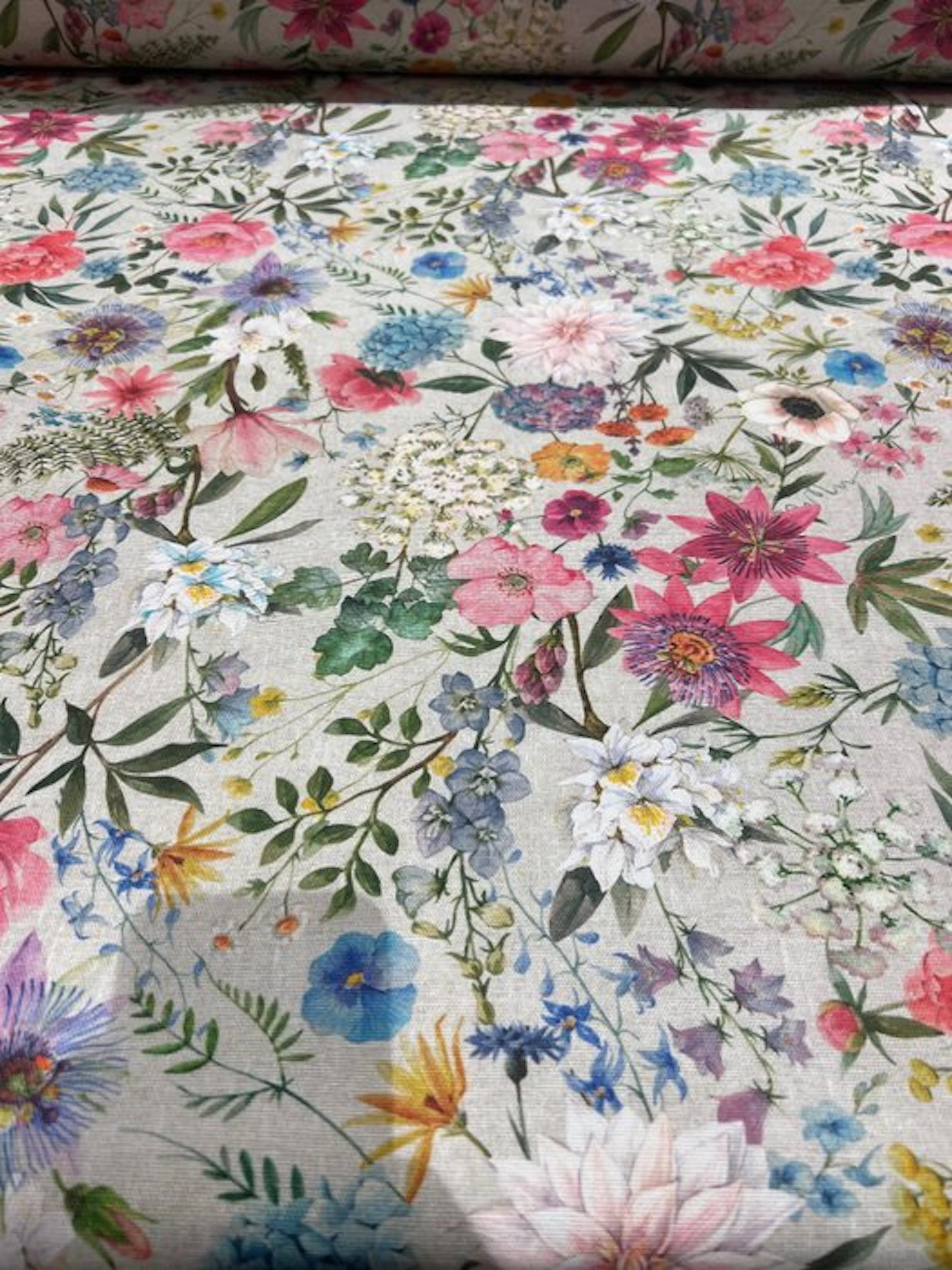 Floral print 500 x 280 - Upholstery fabric - 500 cm - 280 cm