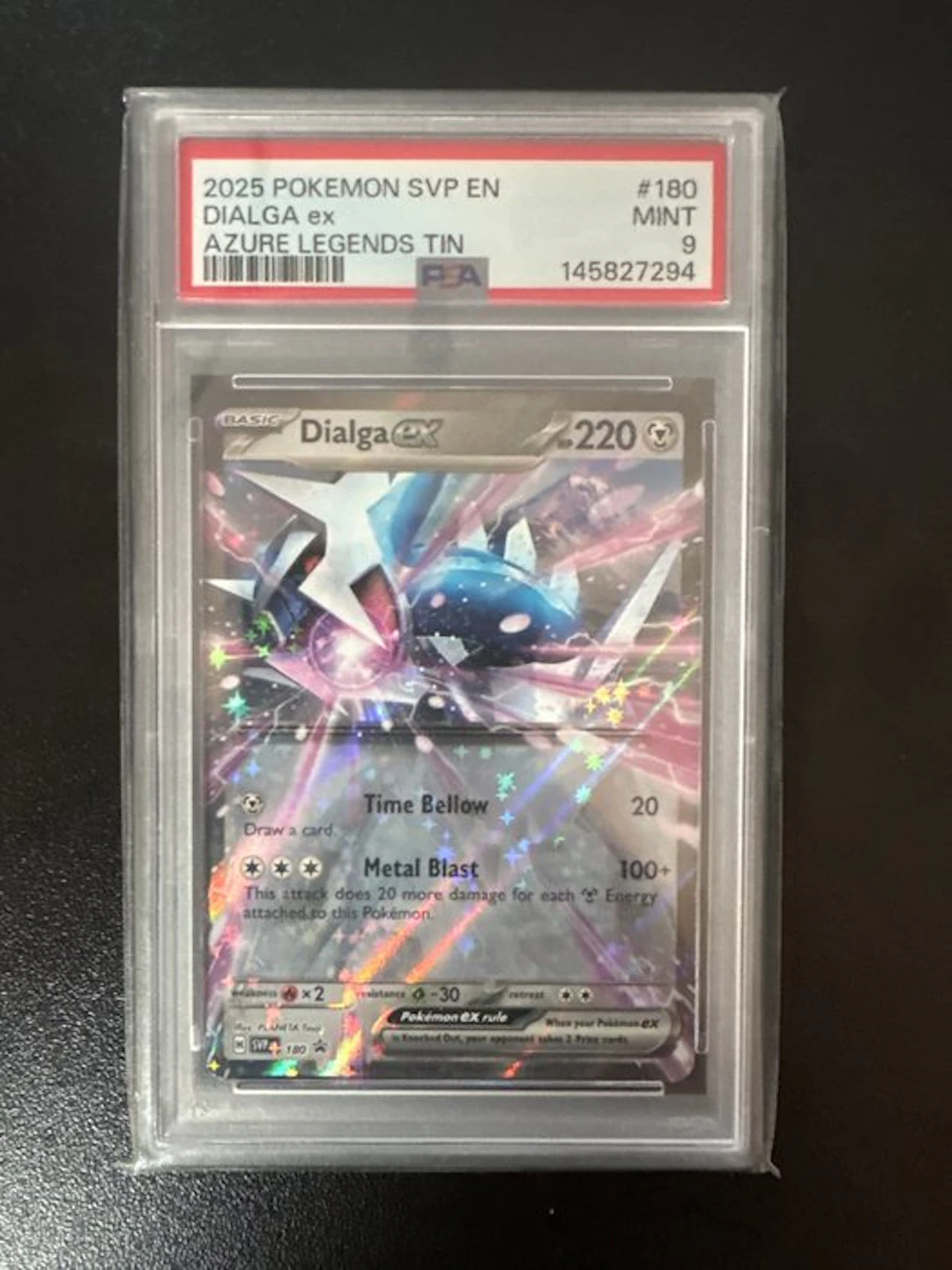 Pokémon - 1 Graded card - Dialga #180 Foil