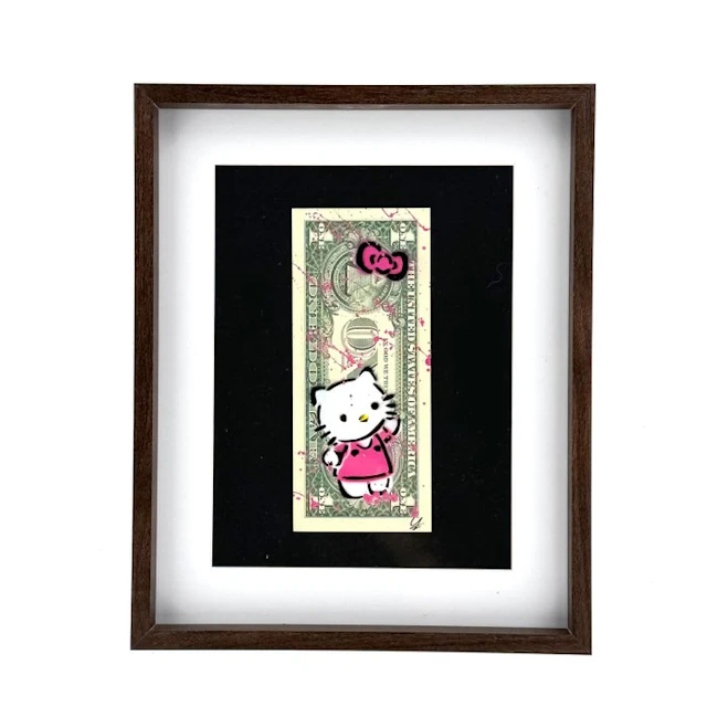 WhyCreationz (XX-XXI) - Hello Kitty x Banksy - Dollar Artwork