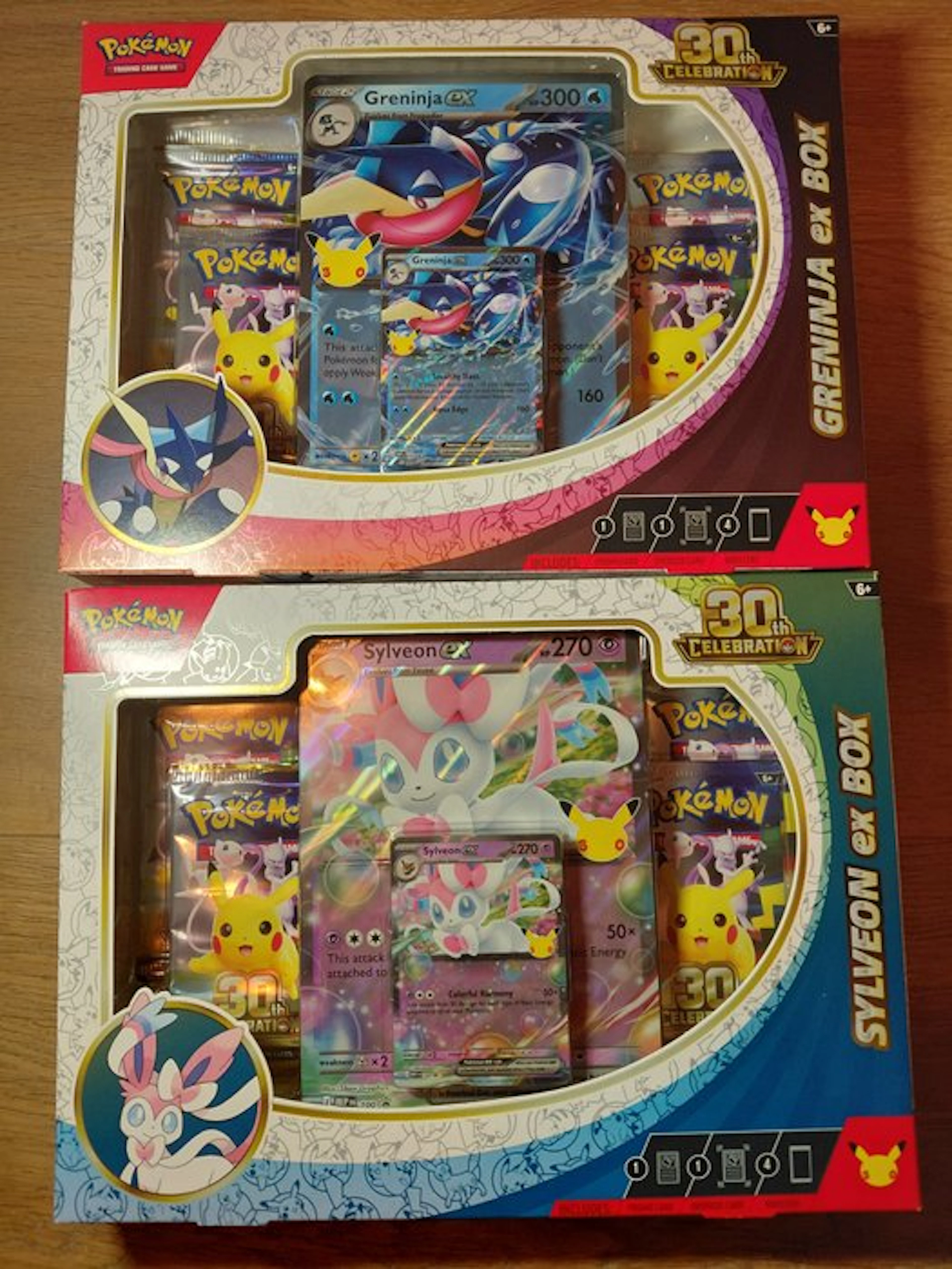 Pokémon - 2 Box - Sylveon & Greninja ex box - Various sets