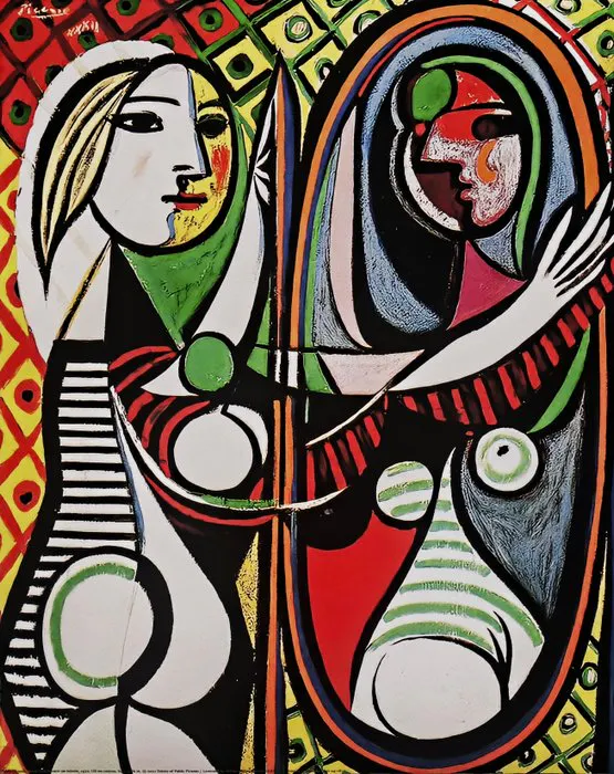 Pablo Picasso (1881-1973) (after) - "Jeune Fille Devant Un Miroir, 1932"