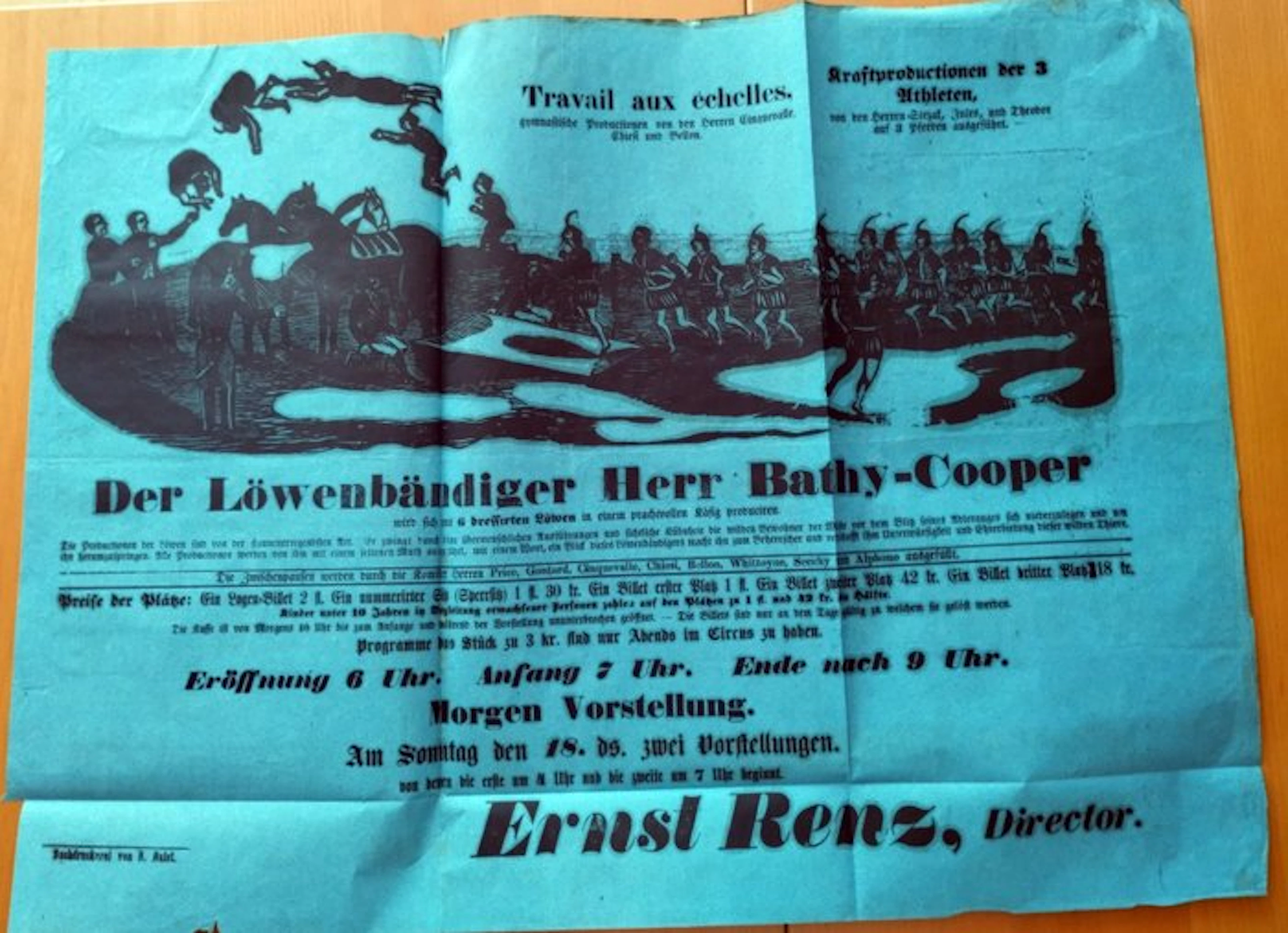 Der Löwenbändiger Herr Bathy-Cooper - 1865