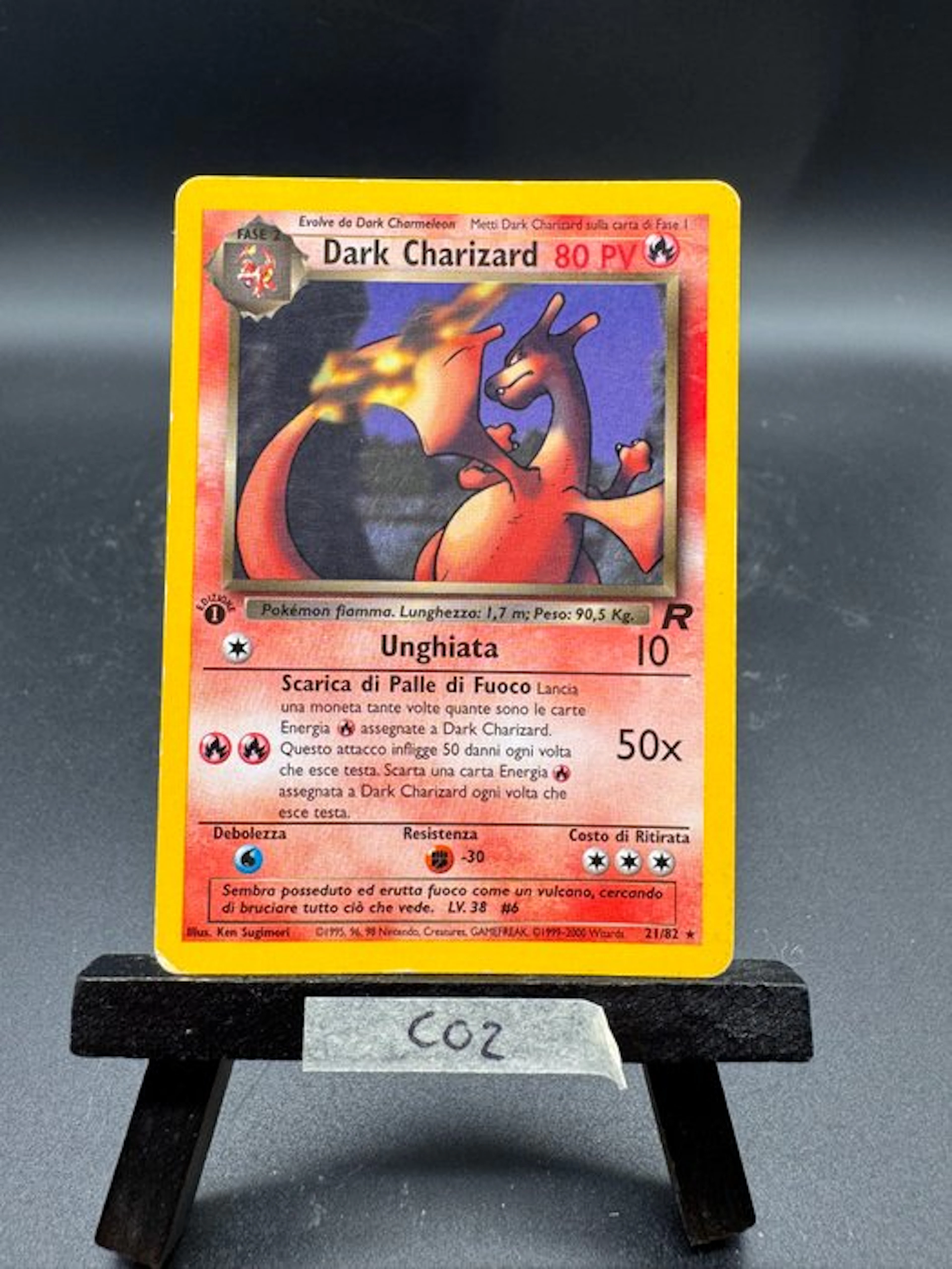 Pokémon - 1 Card - Dark Charizard 21/82 First edition
