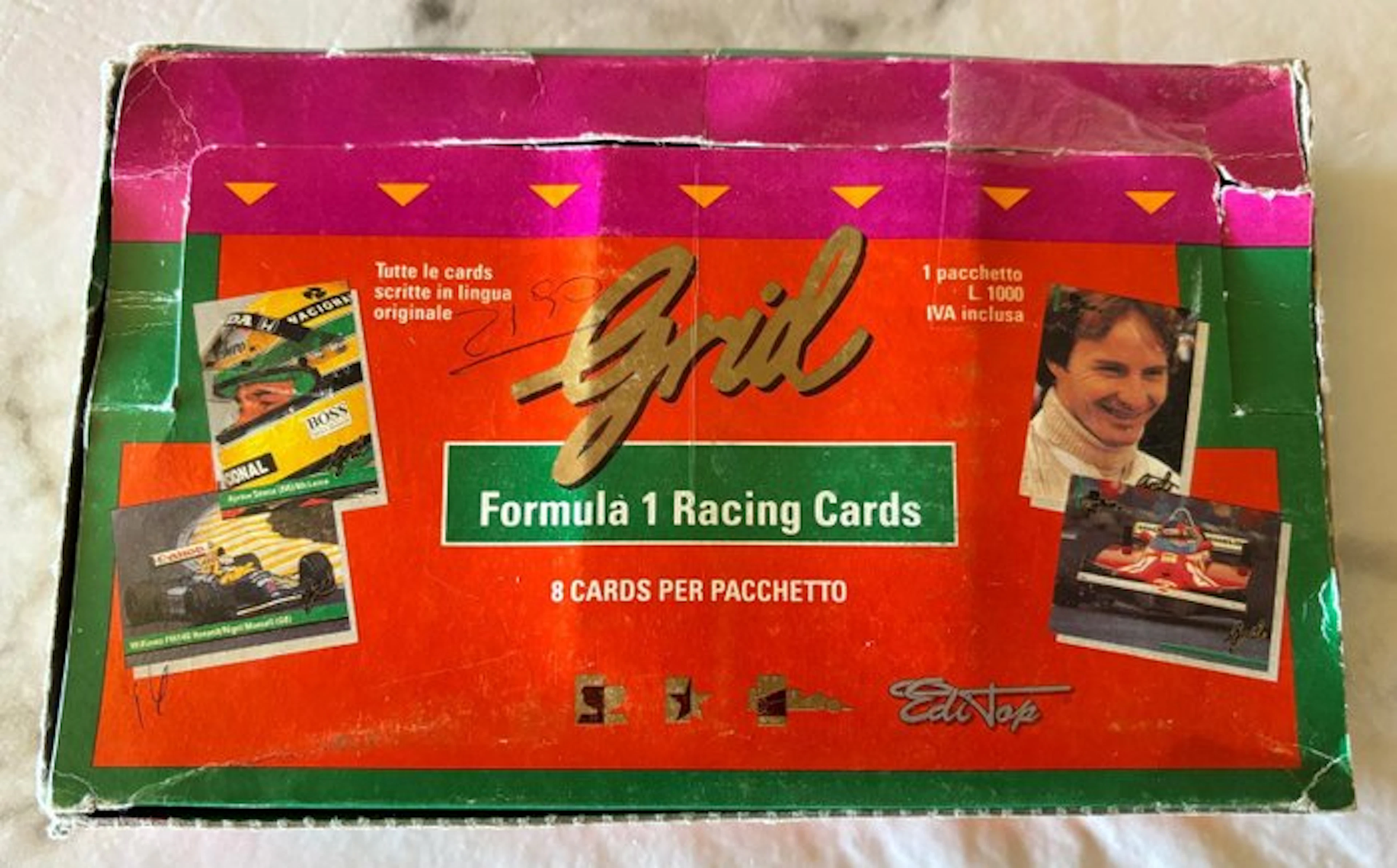 1991/92 Grid Cards Ayrton Senna