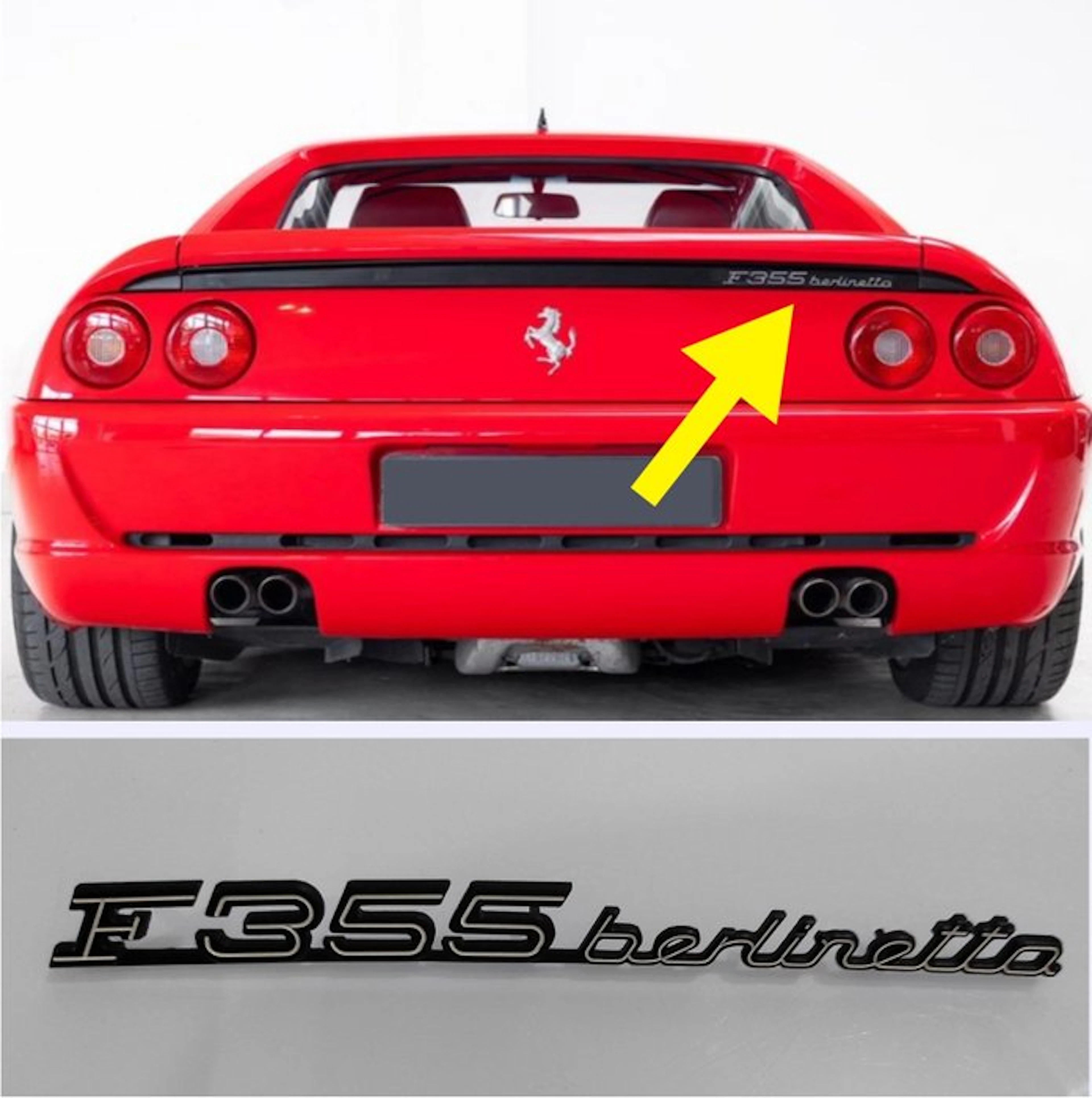 Ferrari F355 Berlinetta script Original (New Old Stock)...
