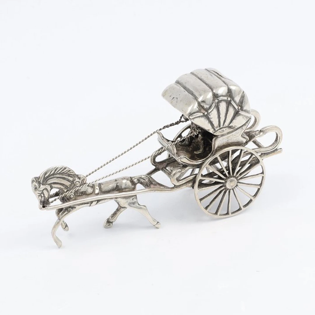 Argentor bv. - Miniatuur Kapkar - Figurine - .835 silver