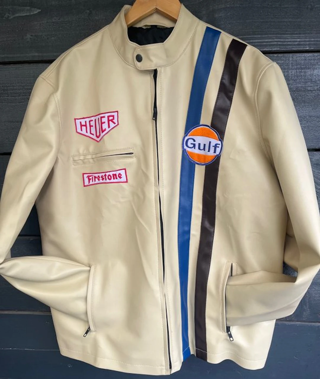 Gulf Heuer Firestone racing jacket - Steve Mcqueen jas - Le Mans