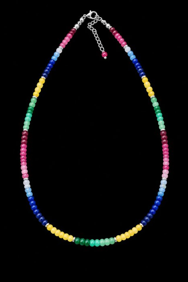 Elegant and Subtle High-Quality Multicolor Sapphire...
