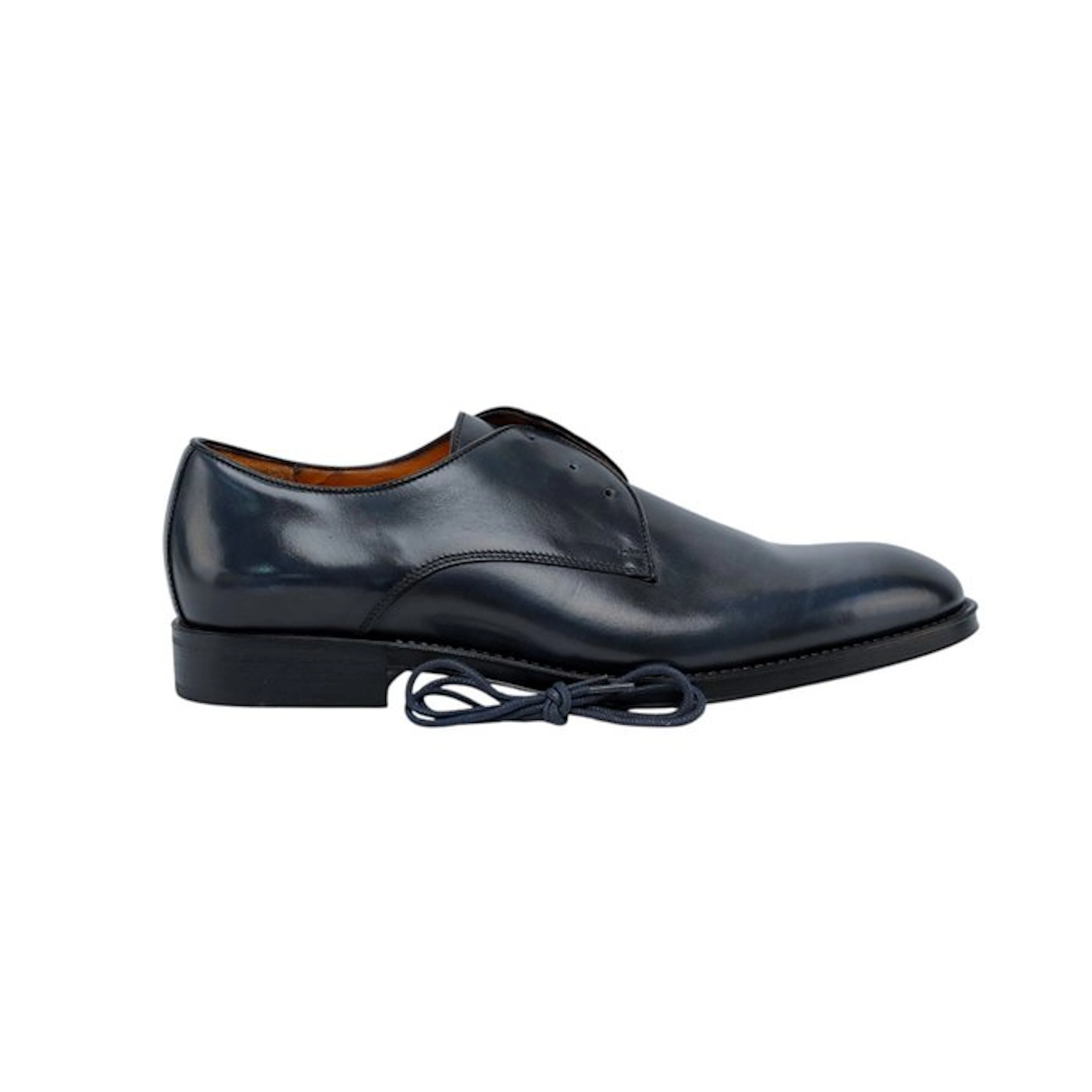 TESTONI - 8 UK - 42 IT - "Salerno" Derby Burnished Calf...